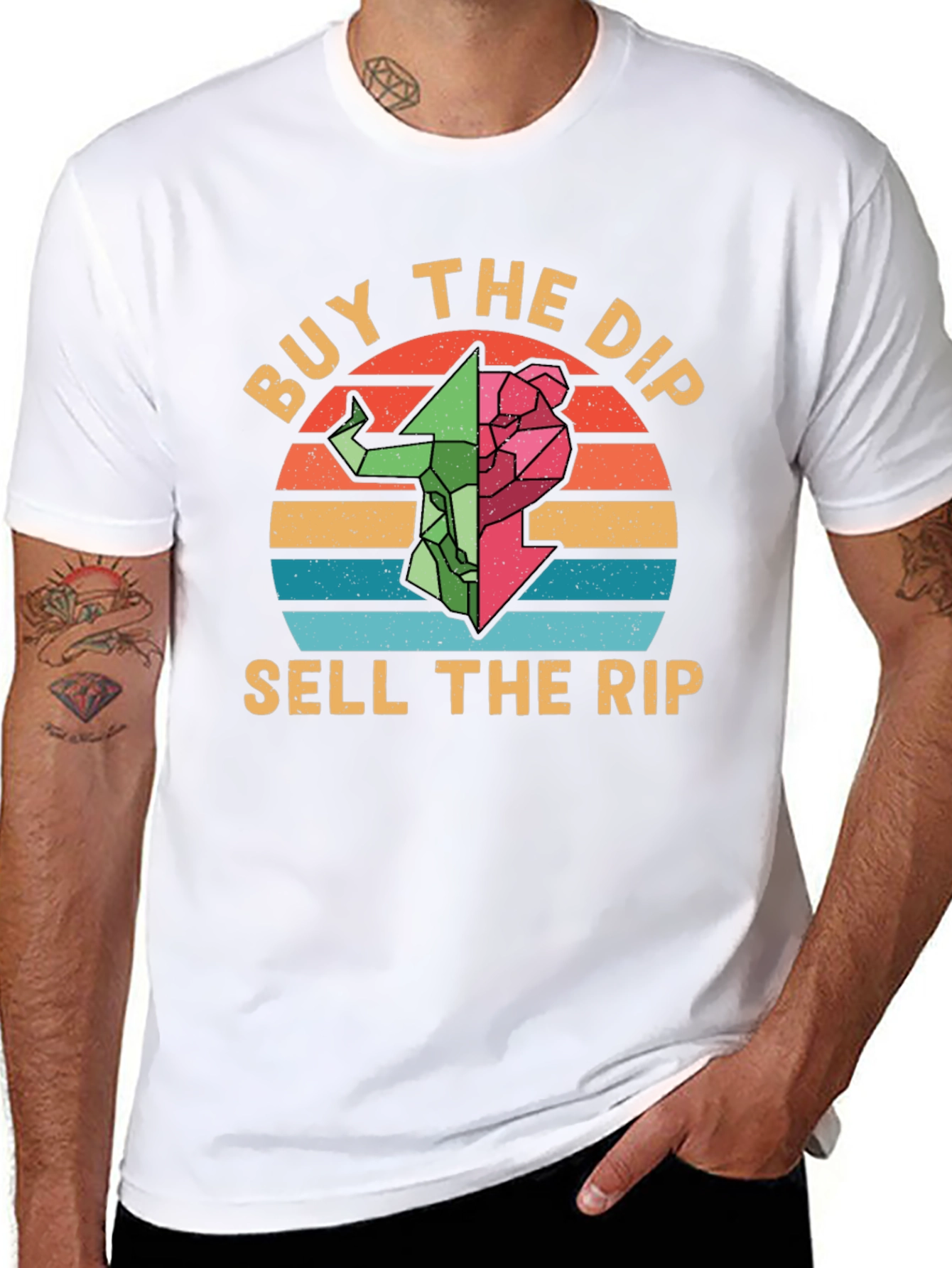 Buy the Dip Sell the Rip Graphic Tee