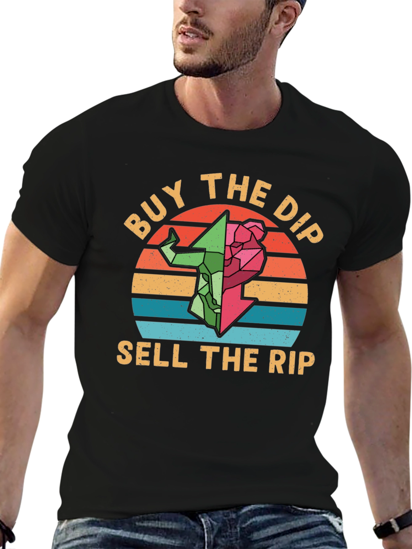 Buy the Dip Sell the Rip Graphic Tee