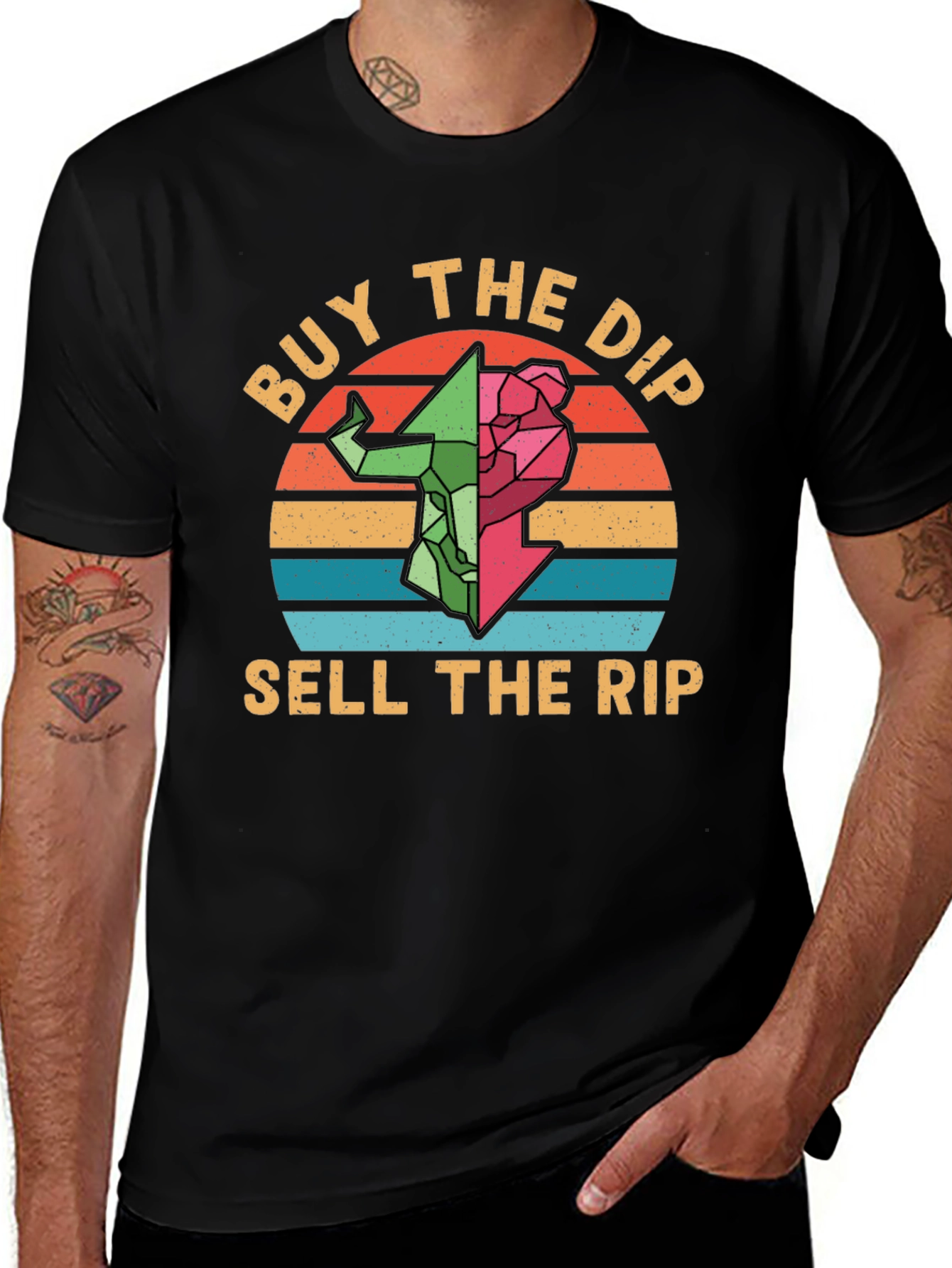Buy the Dip Sell the Rip Graphic Tee
