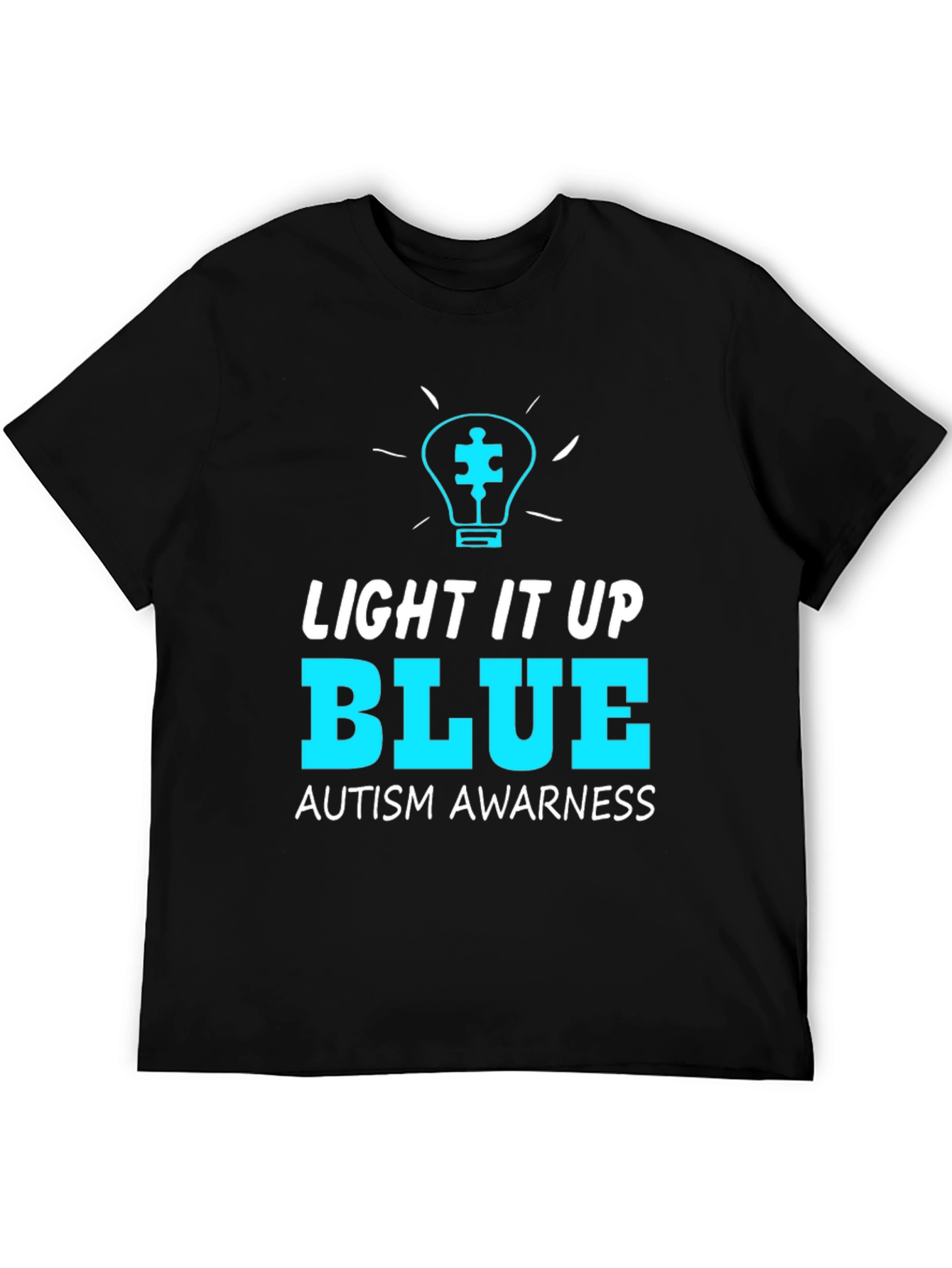 Autism Awareness T-Shirt - Light It Up Blue