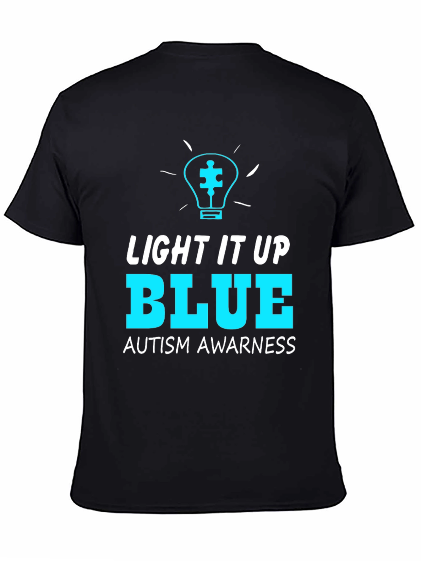 Autism Awareness T-Shirt - Light It Up Blue