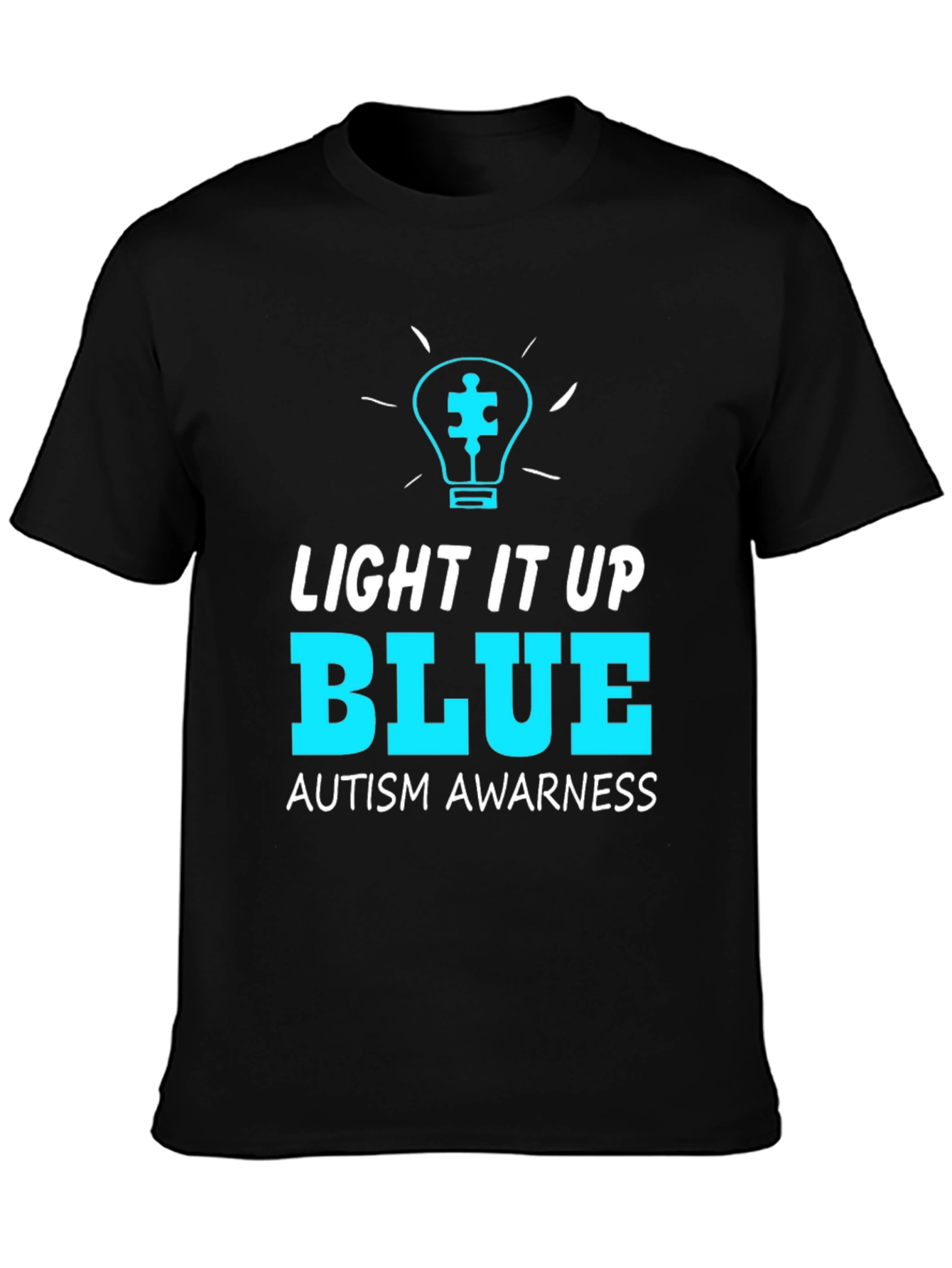 Autism Awareness T-Shirt - Light It Up Blue
