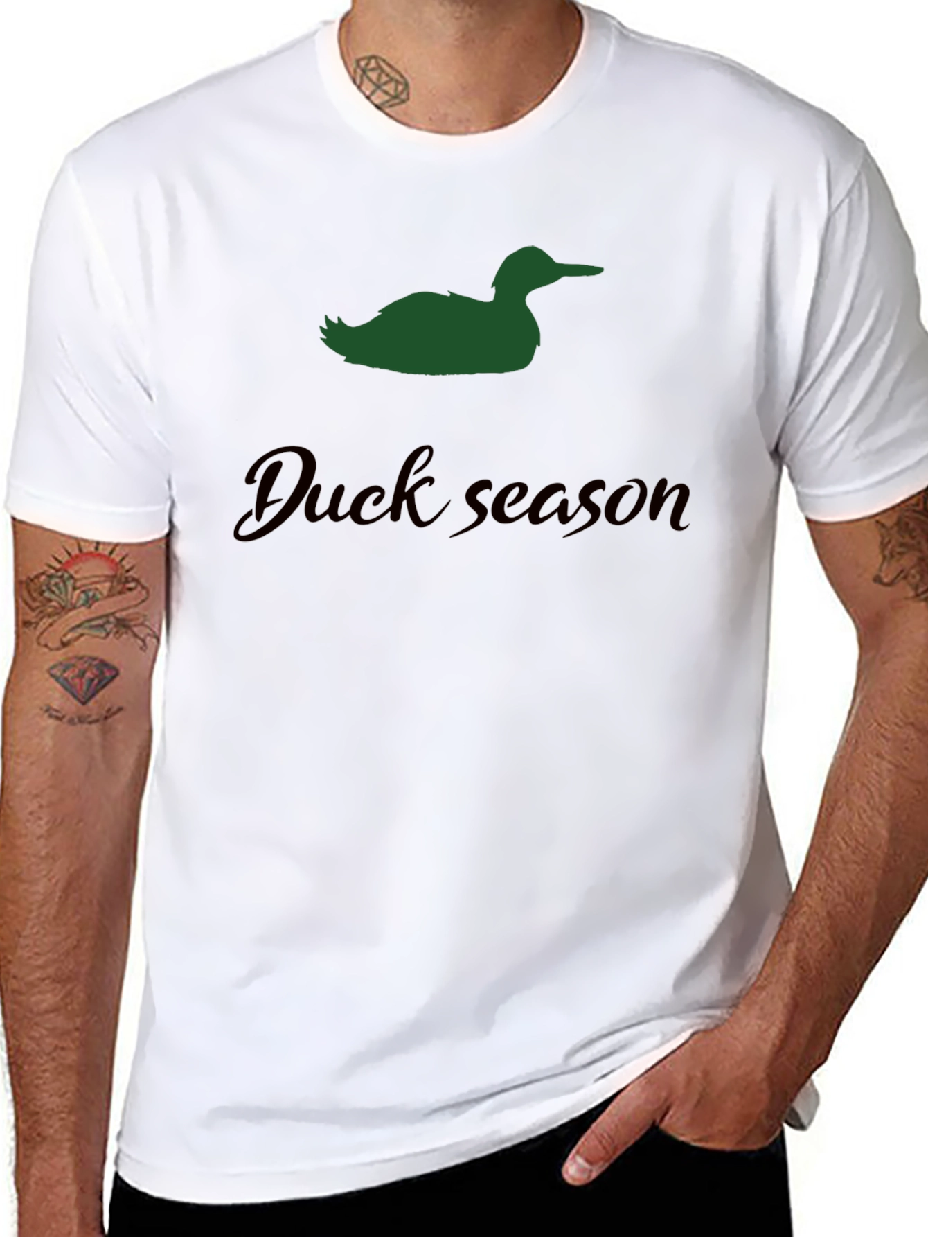 Duck Season Graphic Tee - Black
