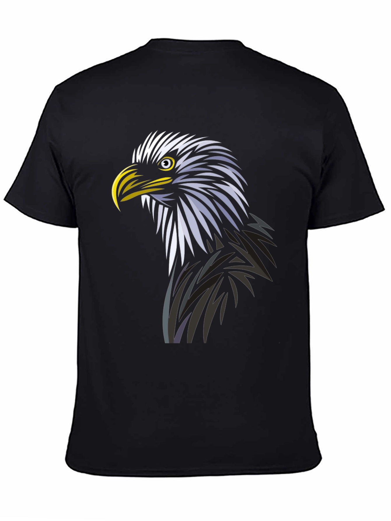 Black Eagle Graphic T-Shirt | Bold Animal Tee
