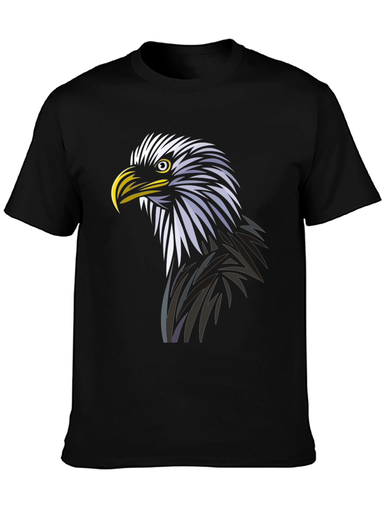 Black Eagle Graphic T-Shirt | Bold Animal Tee