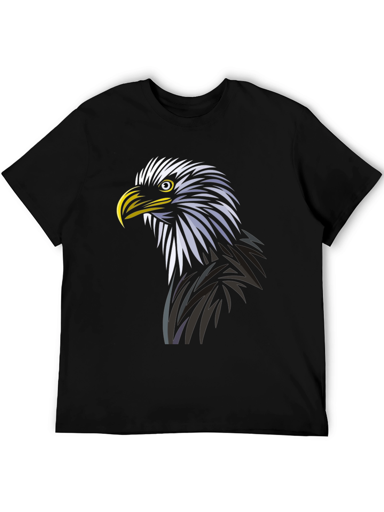 Black Eagle Graphic T-Shirt | Bold Animal Tee