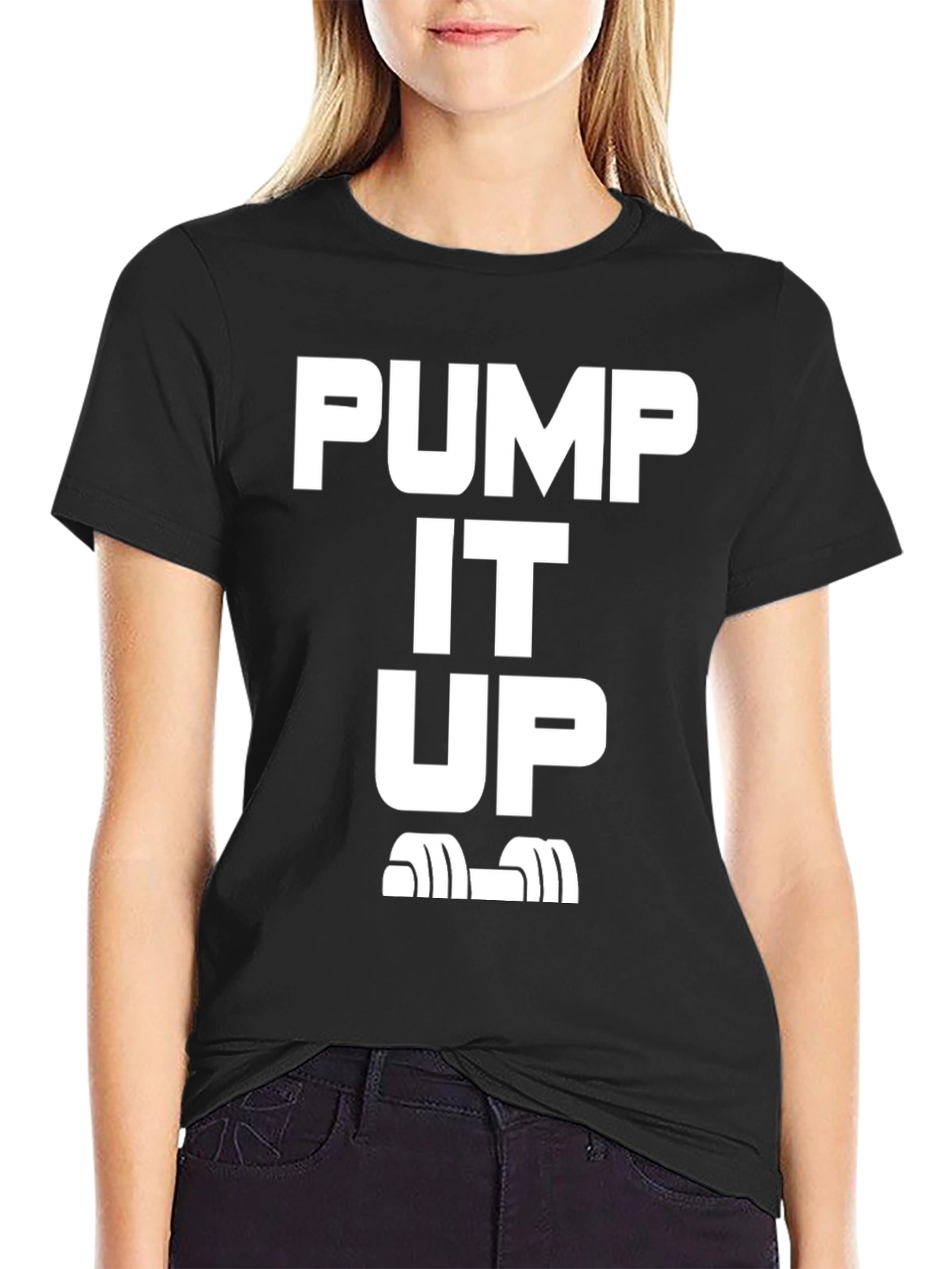 Pump It Up Gym T-Shirt - Black