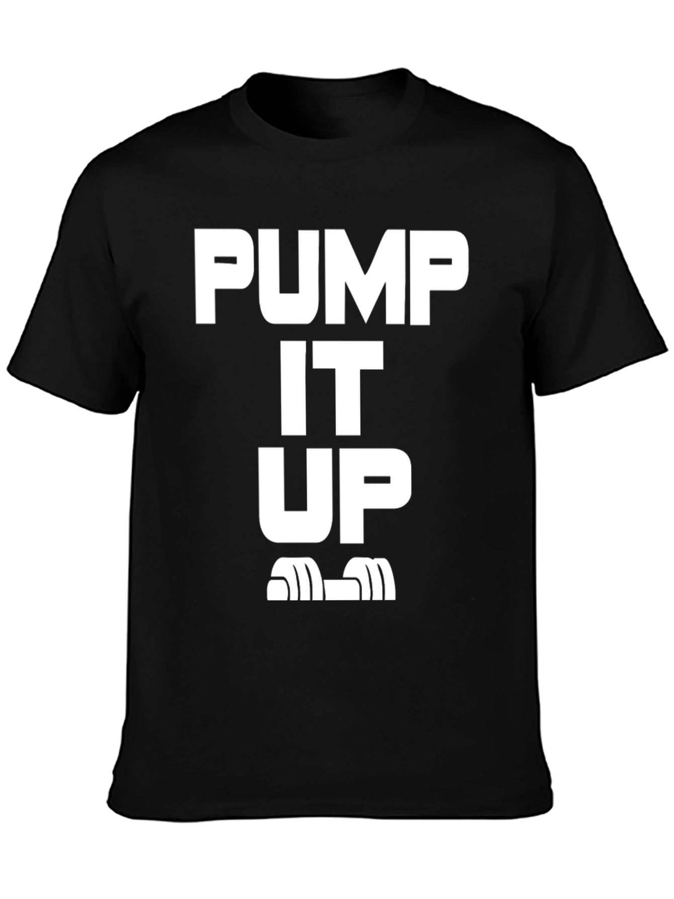 Pump It Up Gym T-Shirt - Black