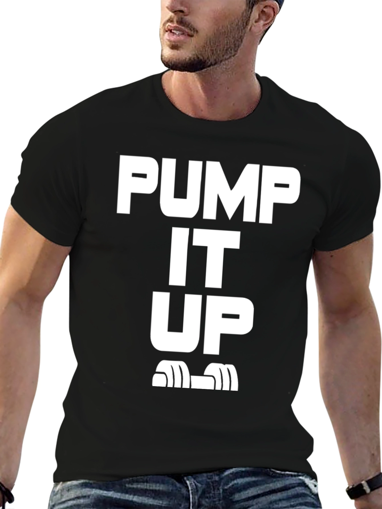 Pump It Up Gym T-Shirt - Black