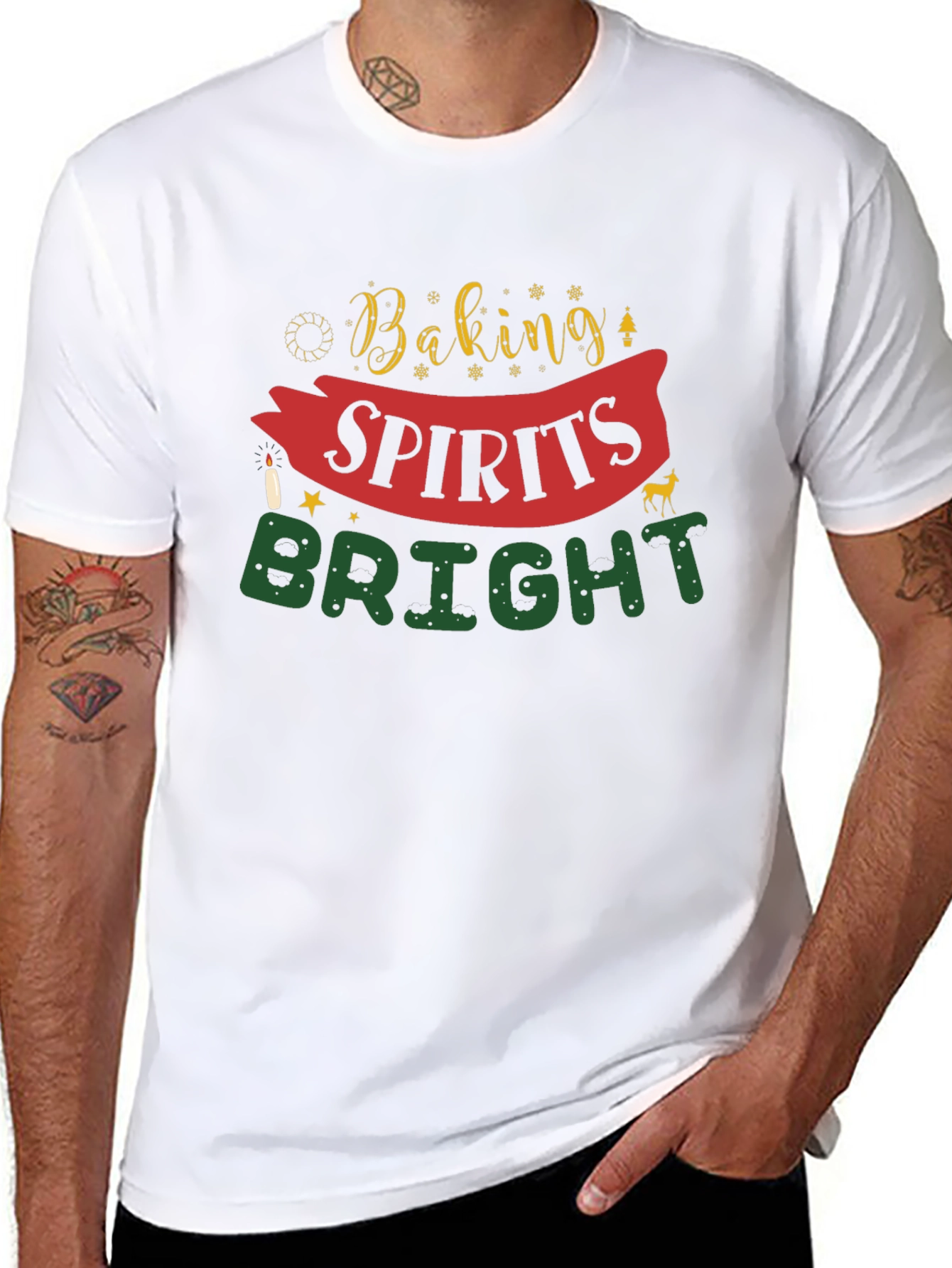Baking Spirits Bright Holiday T-Shirt