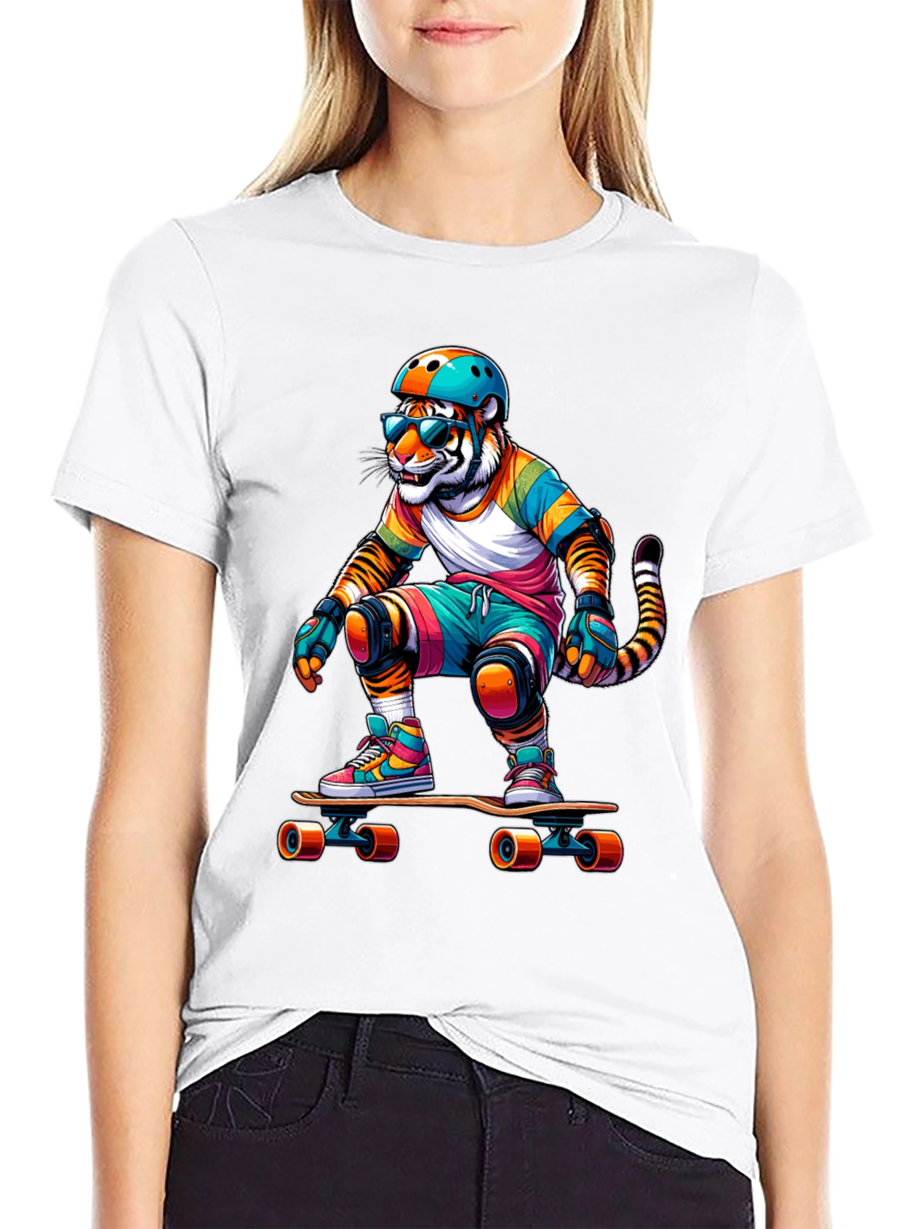 Skater Tiger Graphic Tee