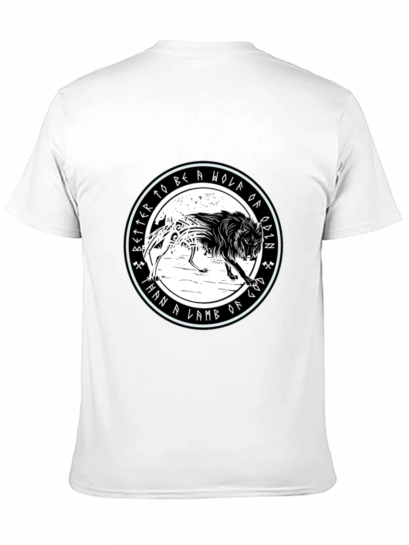 Wolf of Odin Graphic Tee - Viking Inspired Design