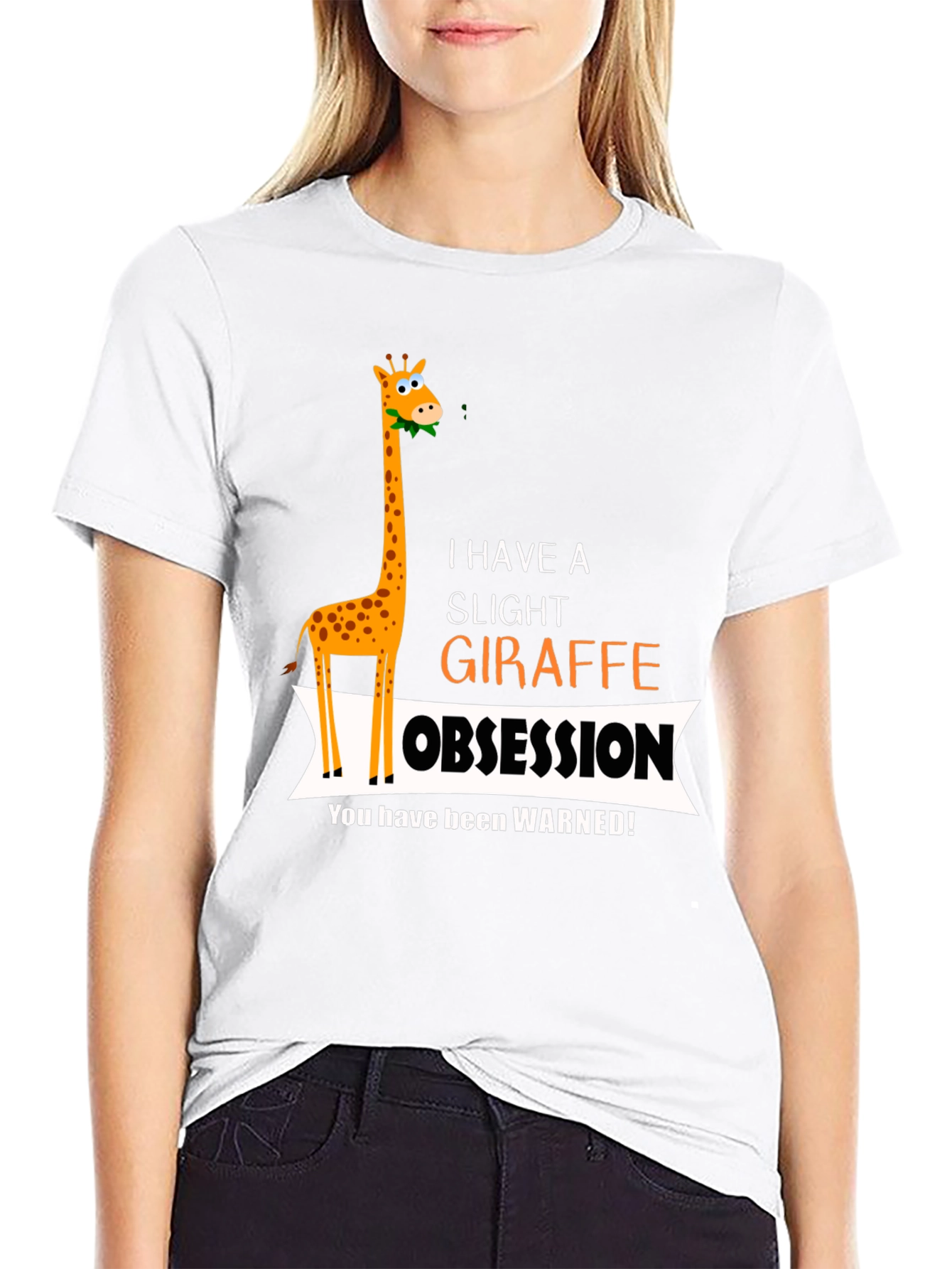 Giraffe Obsession T-Shirt - Funny Animal Lover Tee