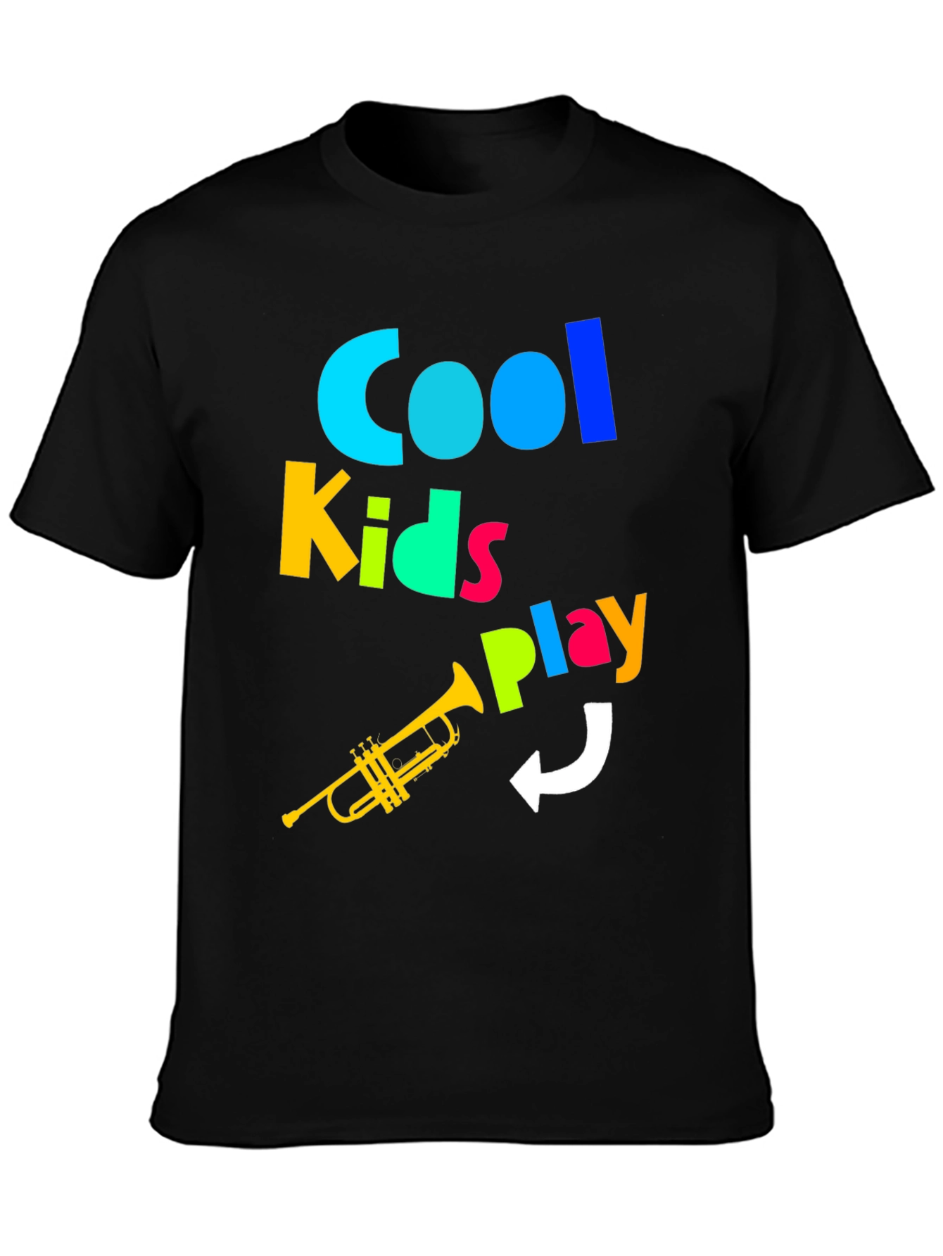 Cool Kids Play Trumpet - Graphic T-Shirt