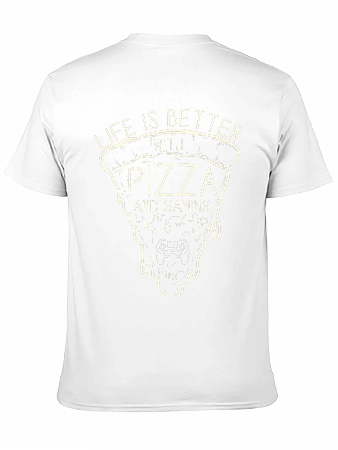 Pizza & Gaming T-Shirt - Life is Better With