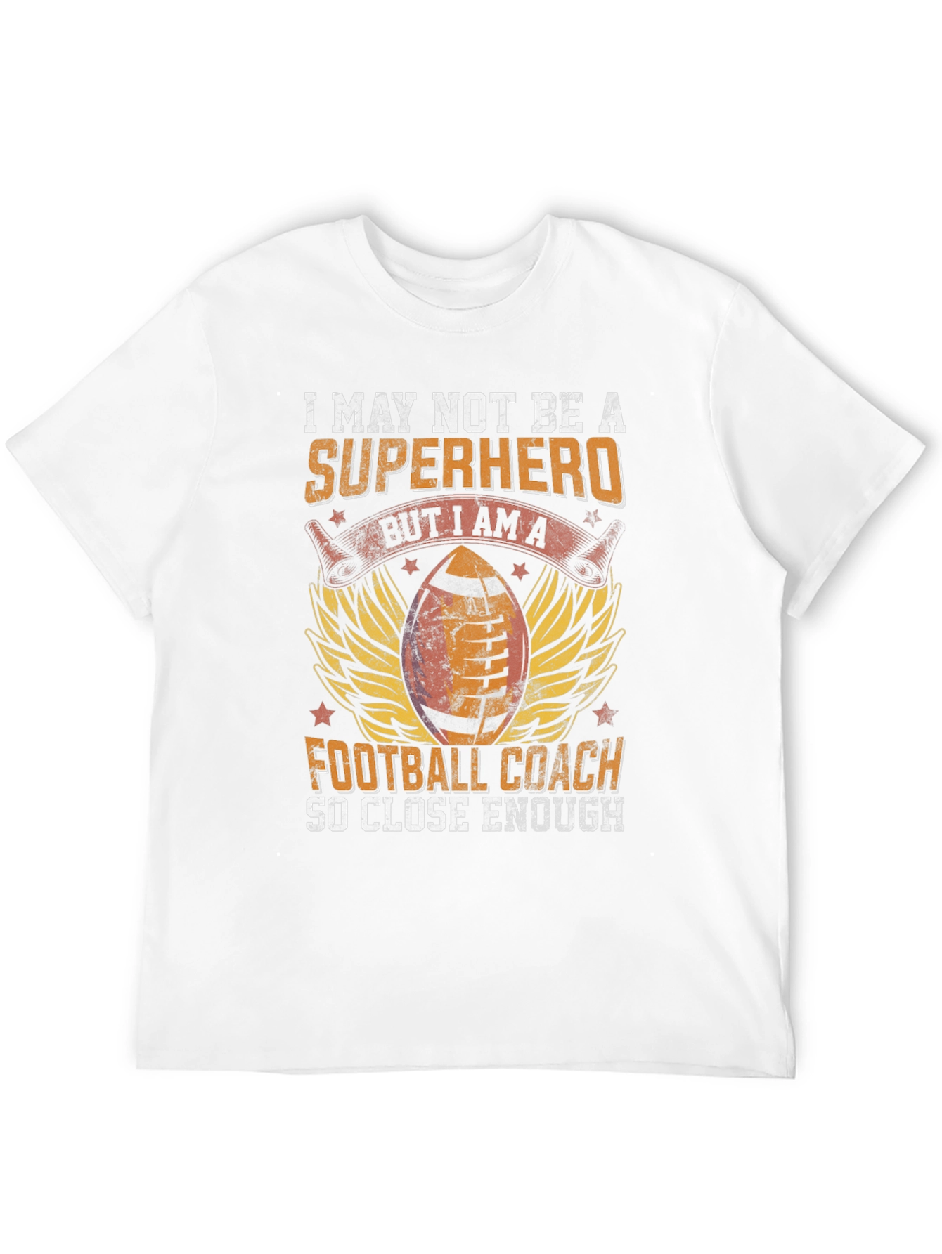 Football Coach Superhero T-Shirt