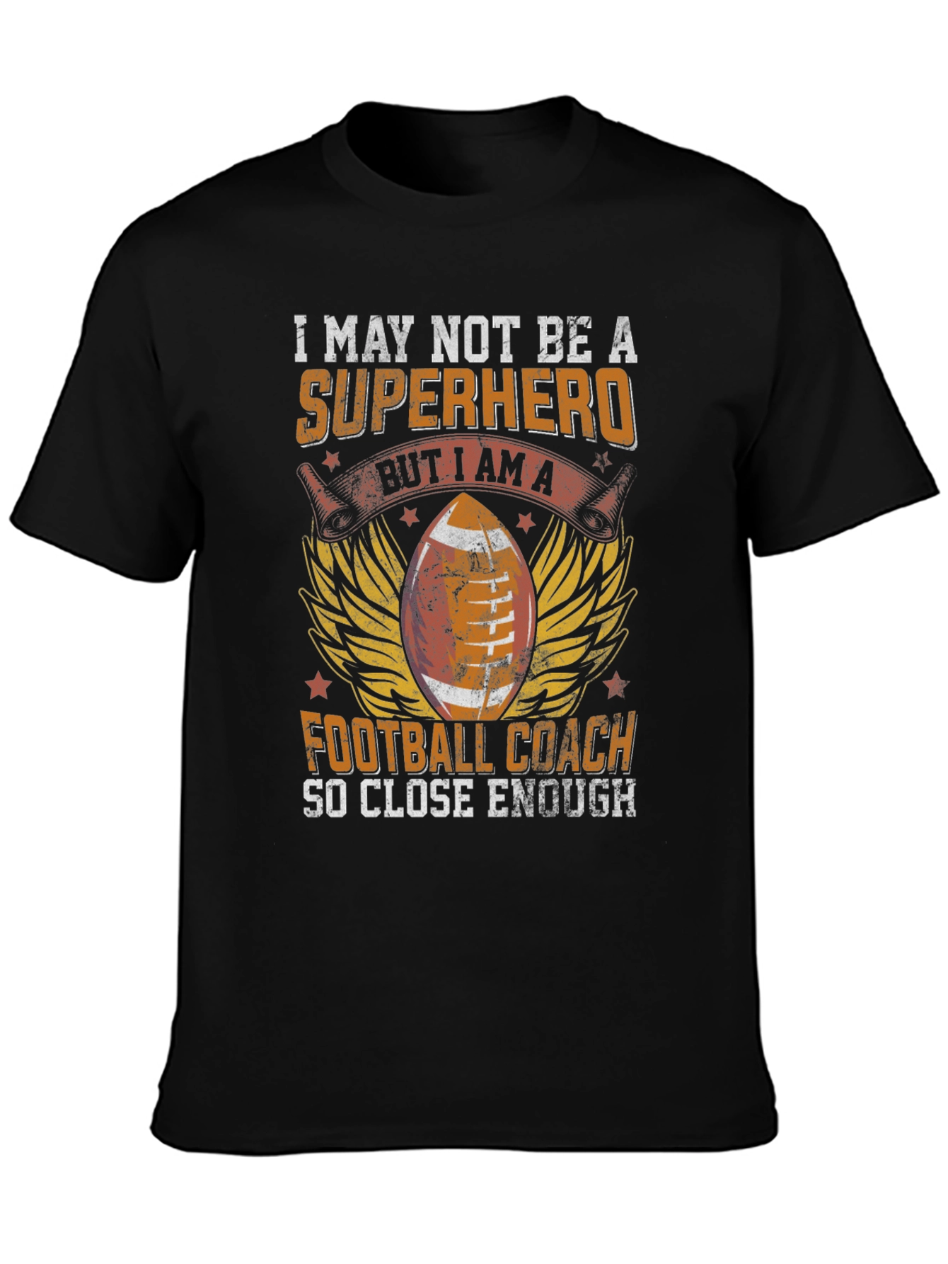 Football Coach Superhero T-Shirt
