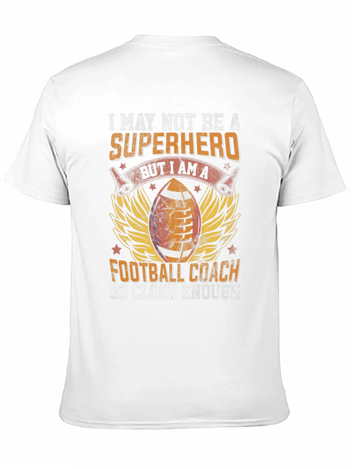 Football Coach Superhero T-Shirt