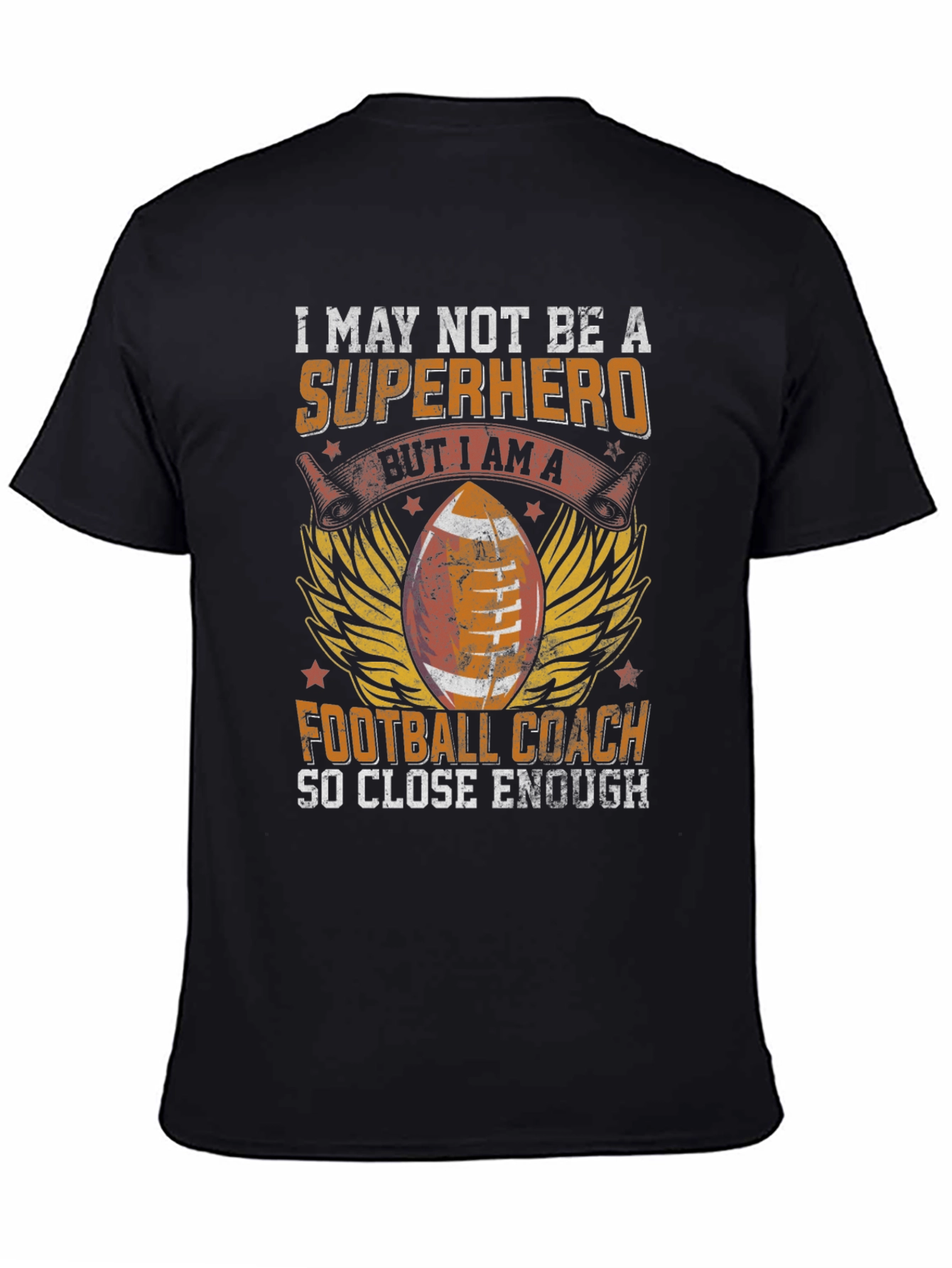 Football Coach Superhero T-Shirt
