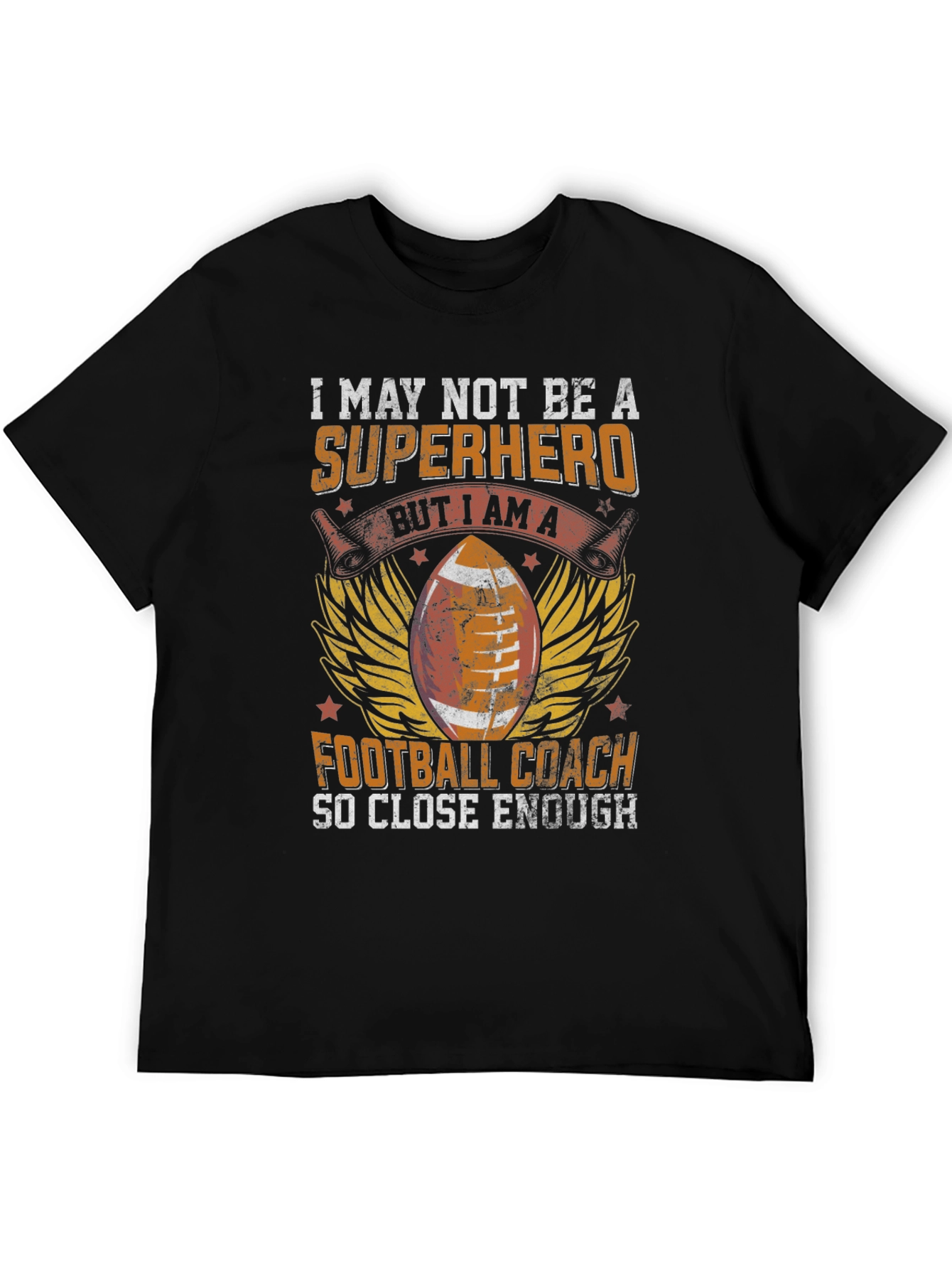 Football Coach Superhero T-Shirt