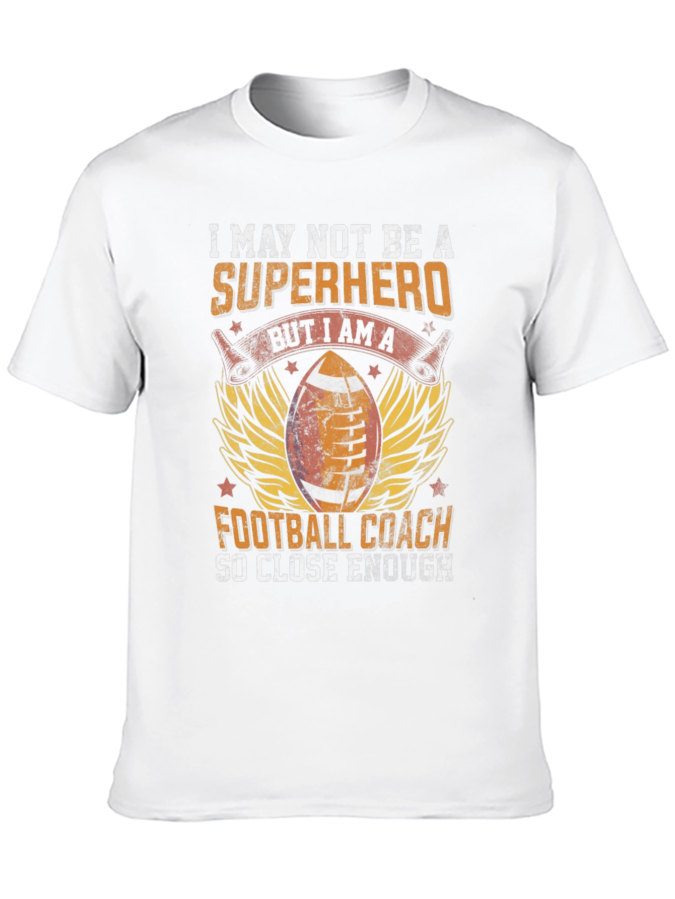 Football Coach Superhero T-Shirt