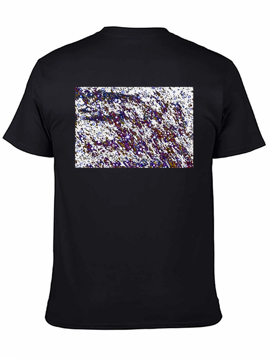 Abstract Splatter Graphic T-Shirt