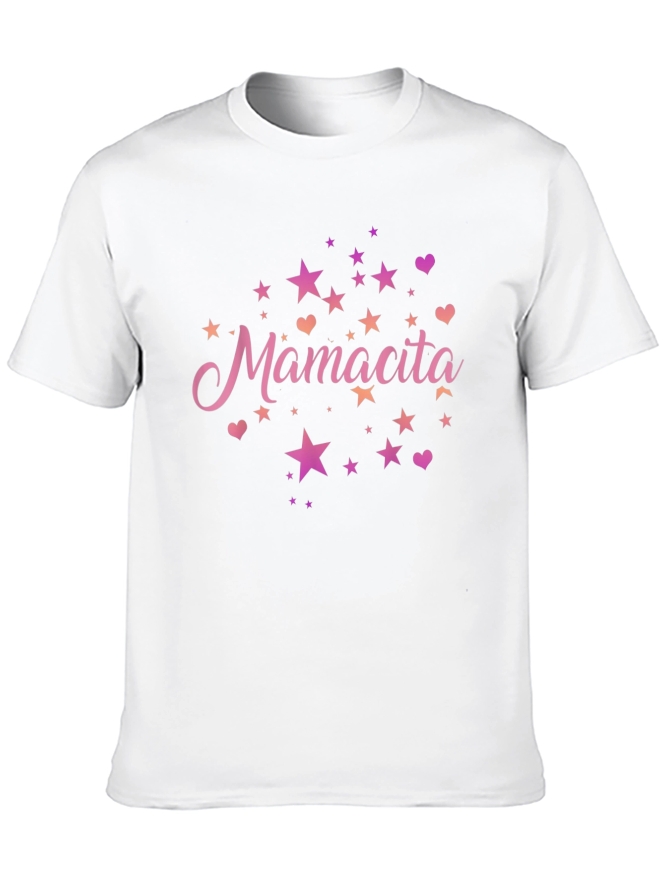 Mamacita Stars & Hearts Black Graphic Tee