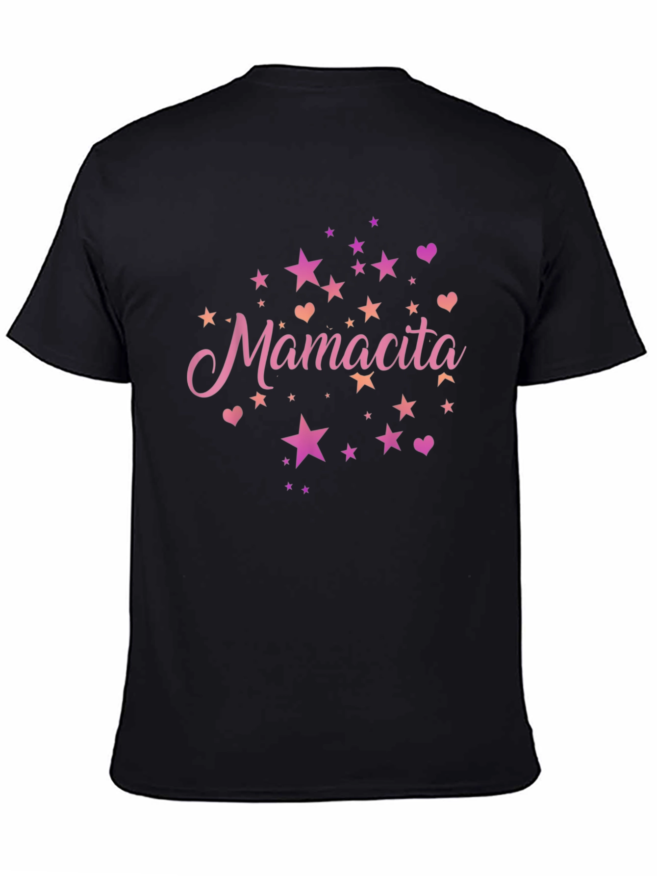 Mamacita Stars & Hearts Black Graphic Tee