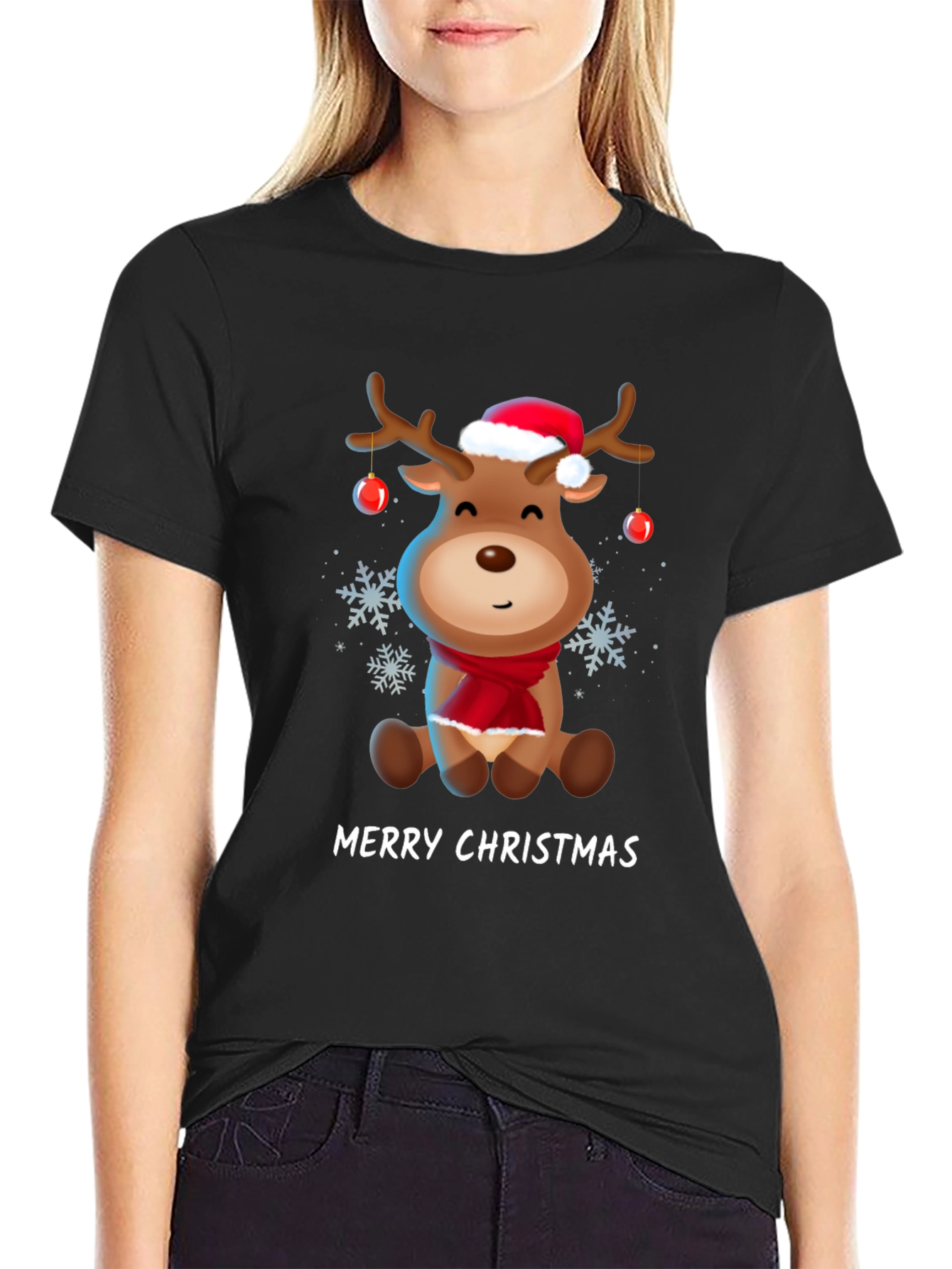 Merry Christmas Reindeer T-Shirt
