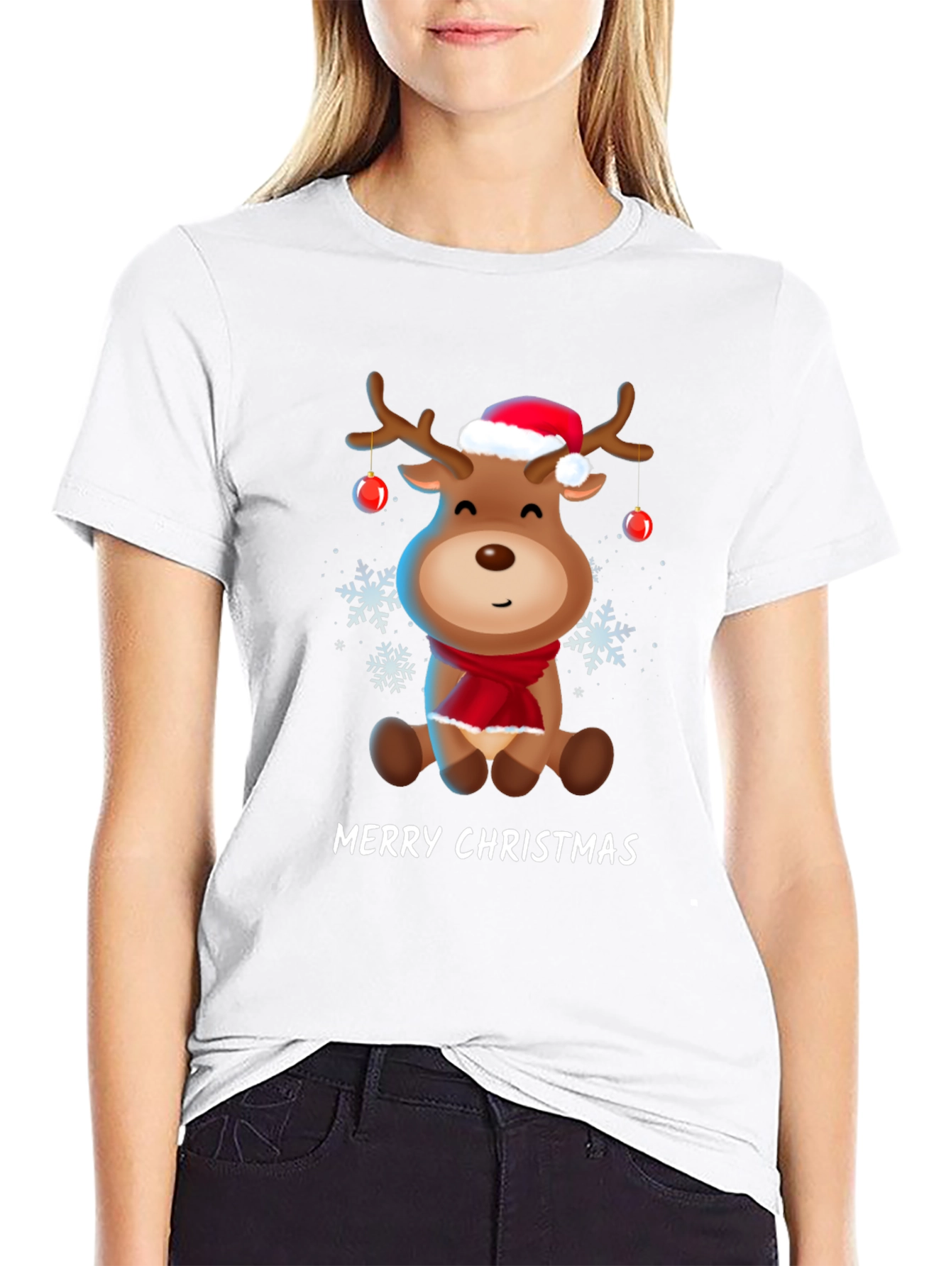 Merry Christmas Reindeer T-Shirt
