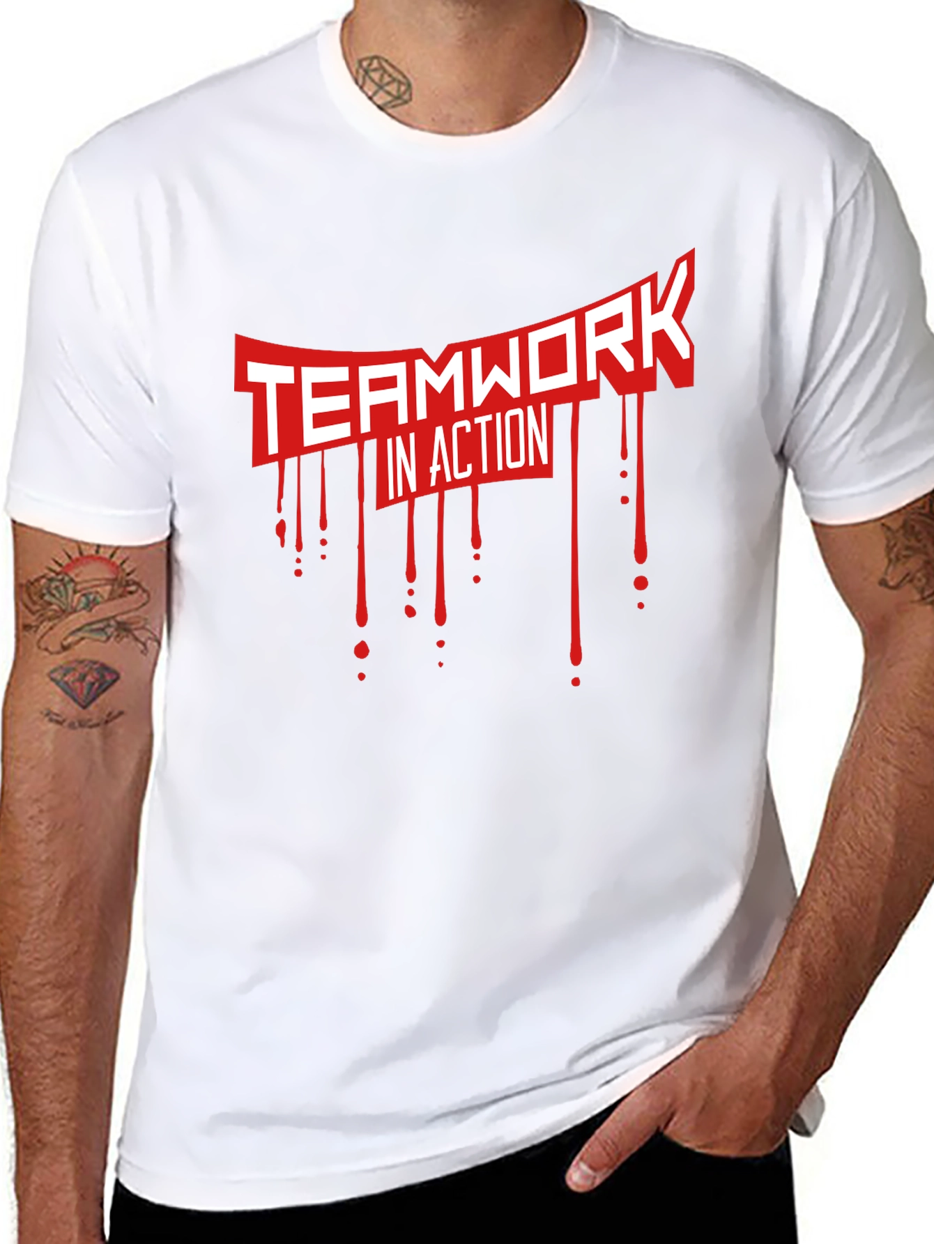 Teamwork in Action Graphic Tee