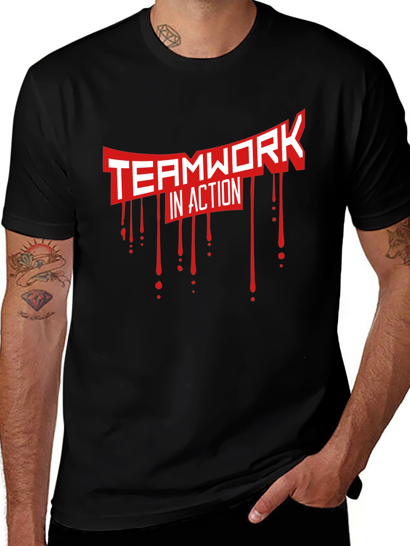 Teamwork in Action Graphic Tee