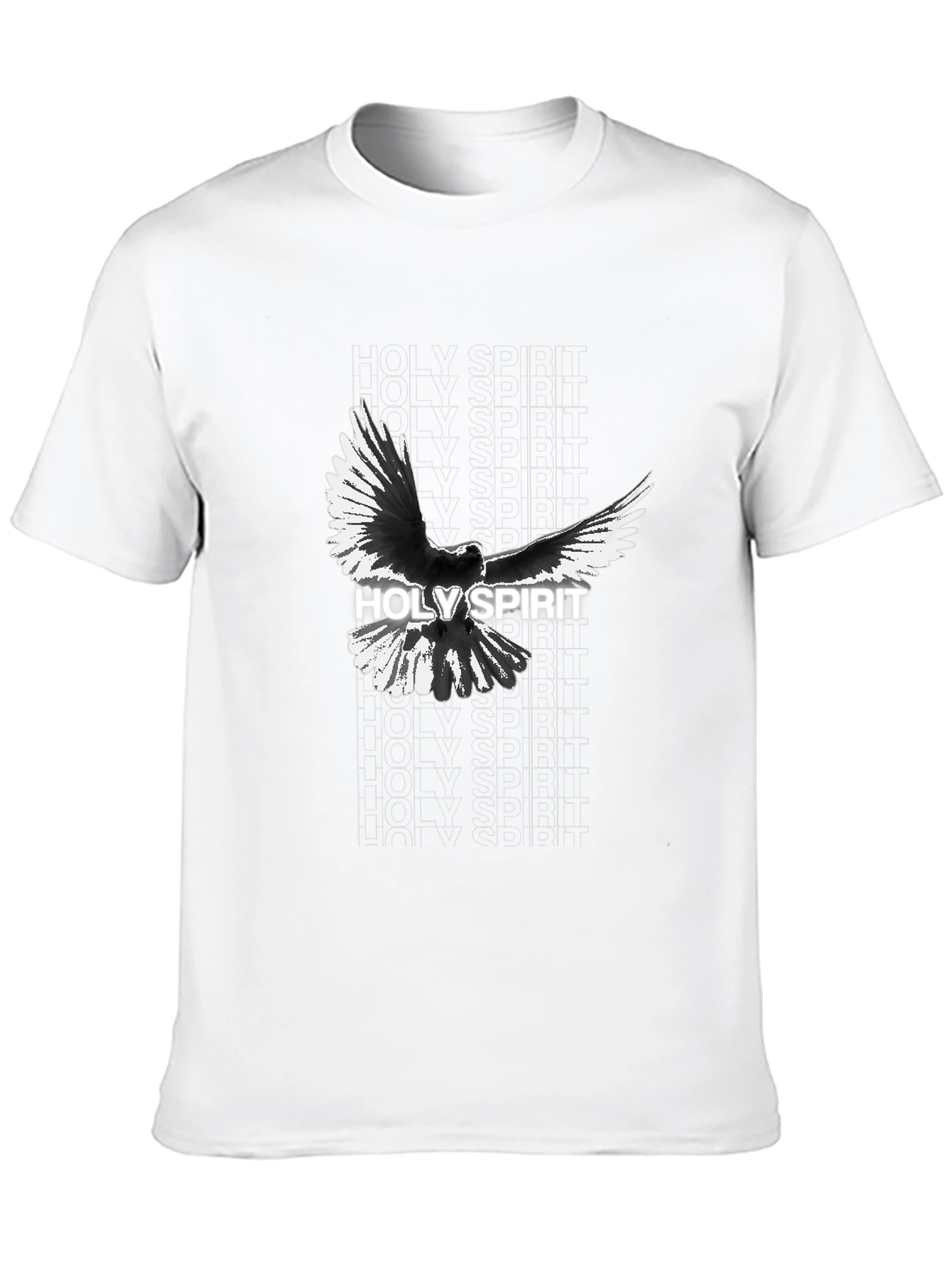 Holy Spirit Dove Graphic Tee - Black