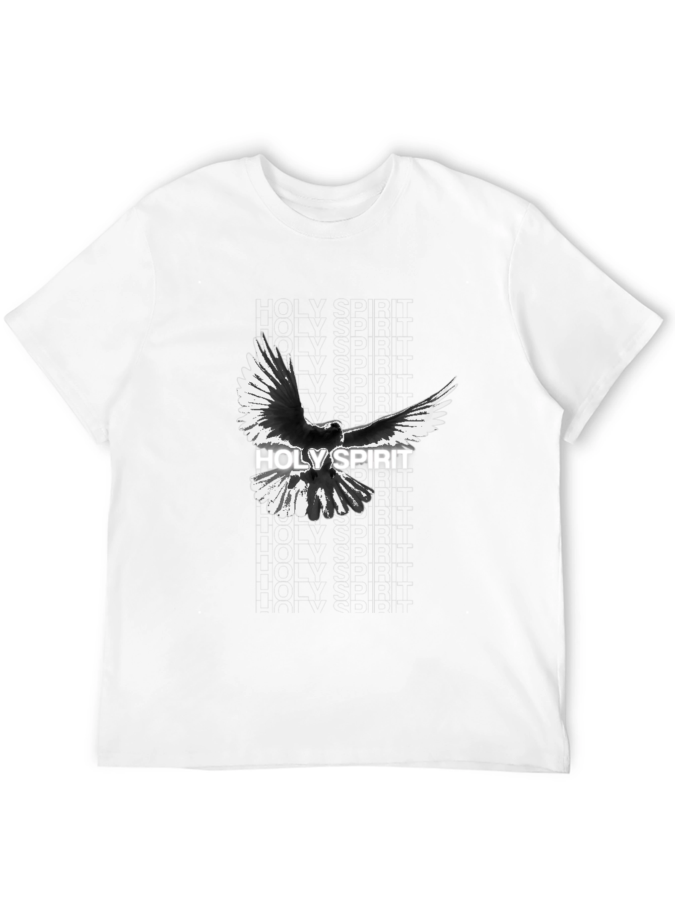 Holy Spirit Dove Graphic Tee - Black