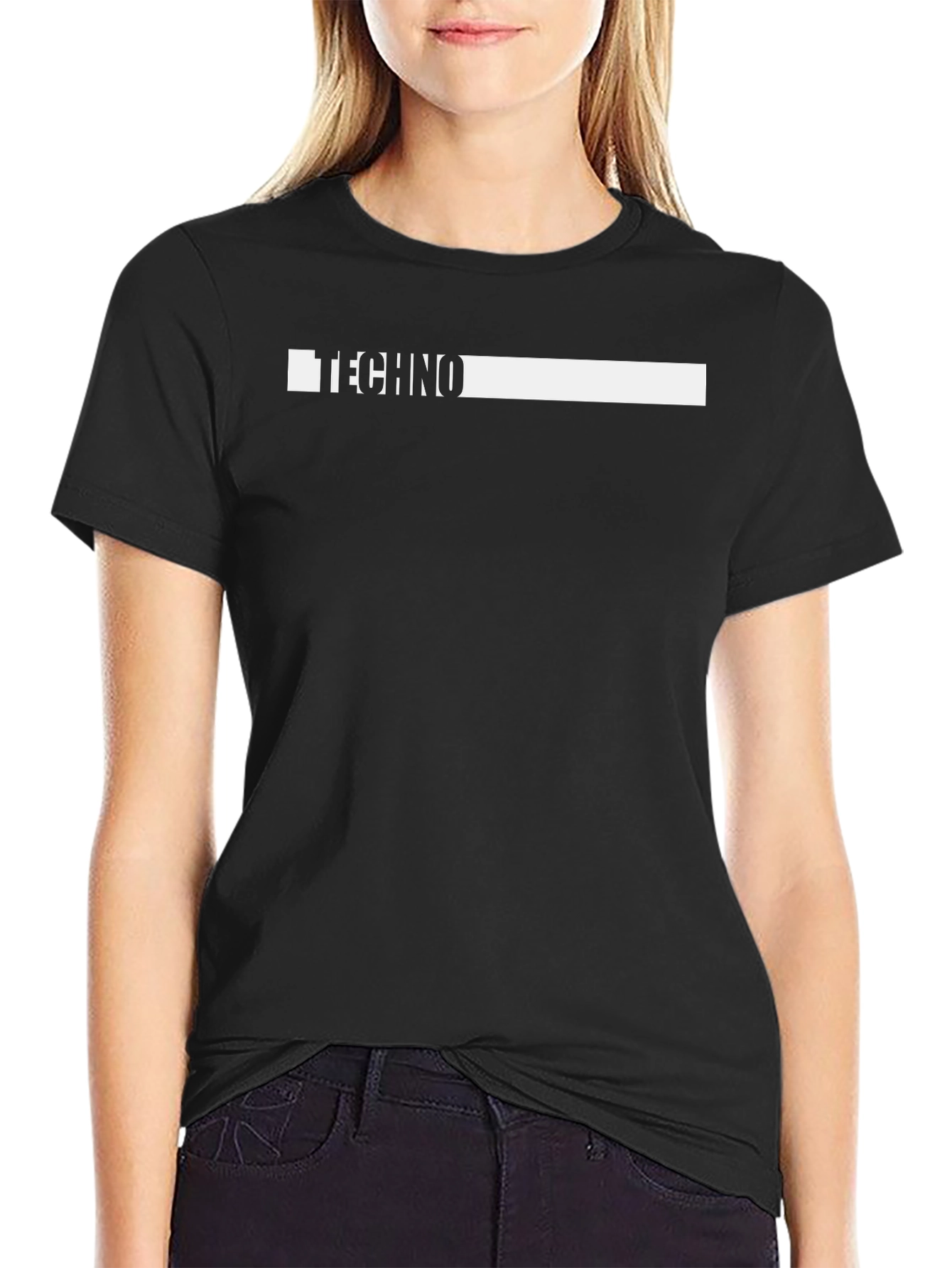 Techno Graphic Tee - Cool Minimalist Design