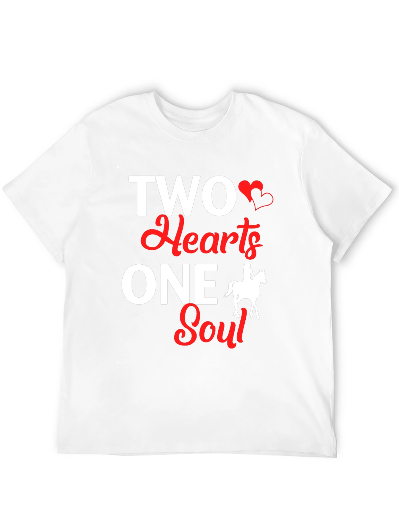 Two Hearts One Soul T-Shirt - Equestrian Love