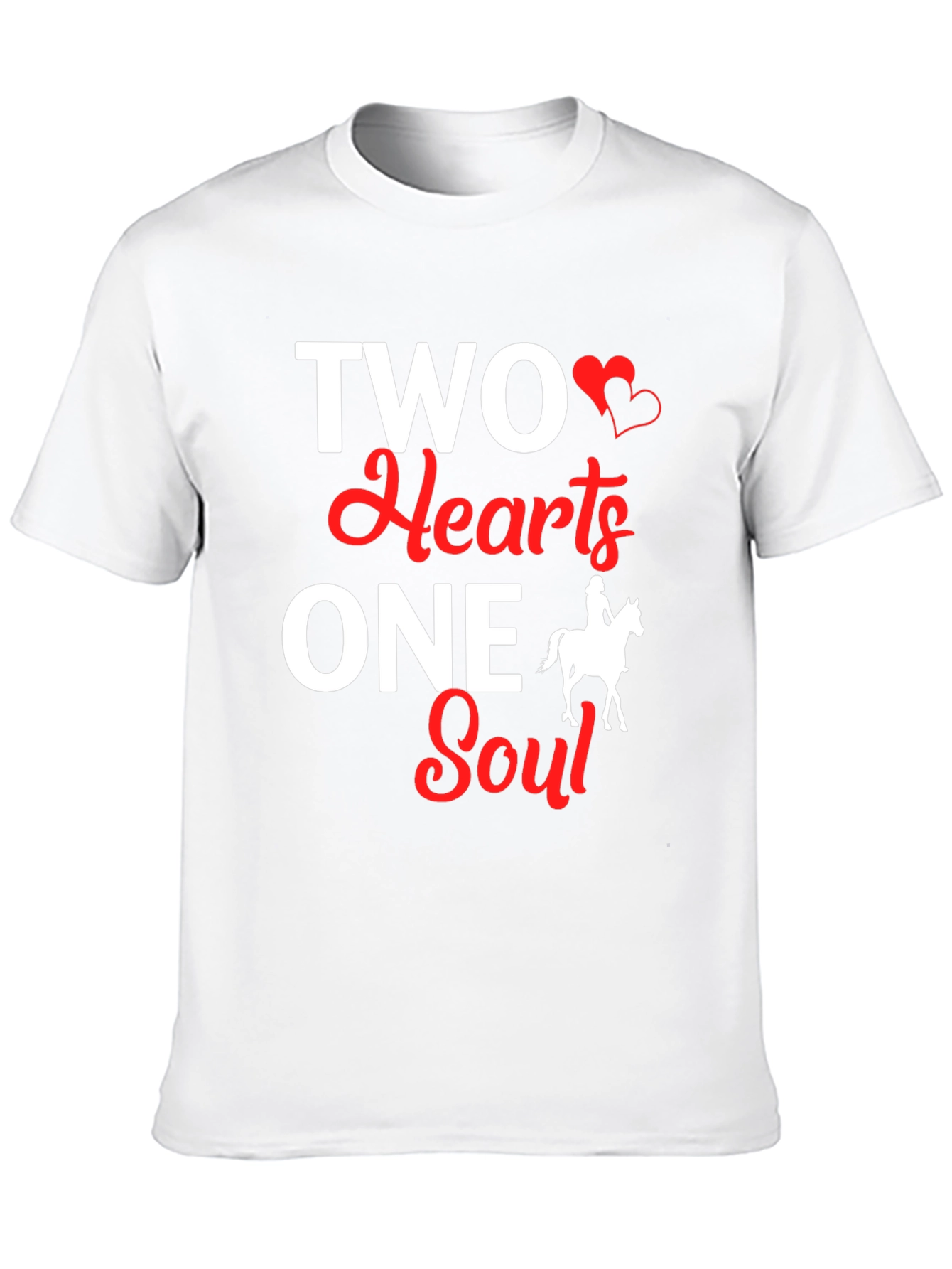 Two Hearts One Soul T-Shirt - Equestrian Love