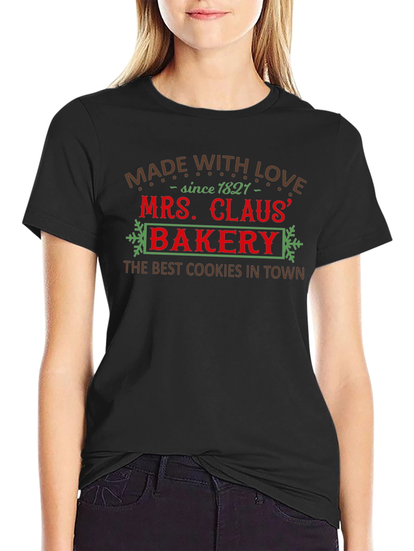 Mrs. Claus Bakery T-Shirt - Made with Love