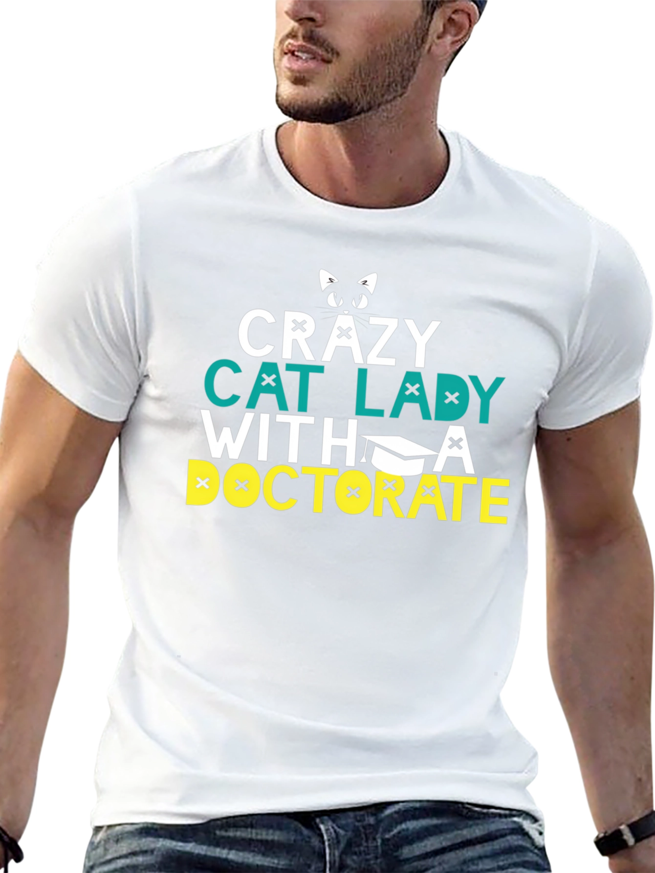 Crazy Cat Lady Doctorate T-Shirt