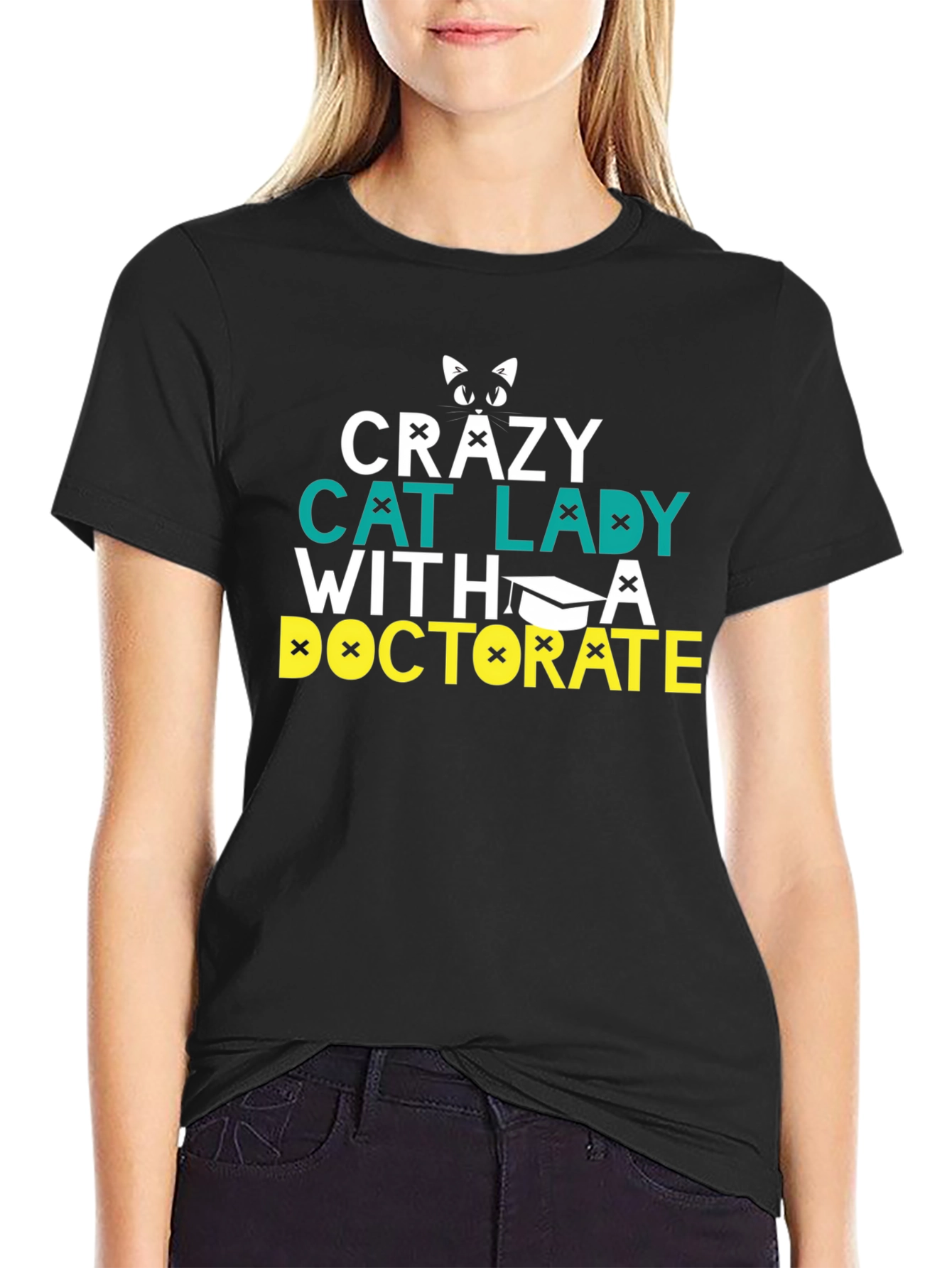 Crazy Cat Lady Doctorate T-Shirt