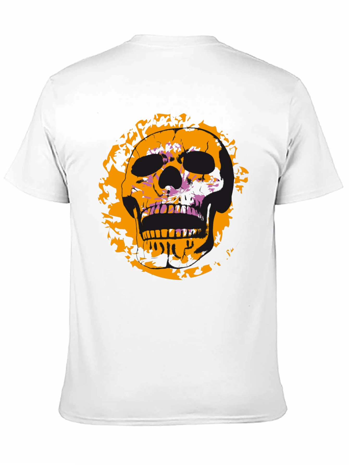 Skull Graphic Tee - Edgy Black T-Shirt