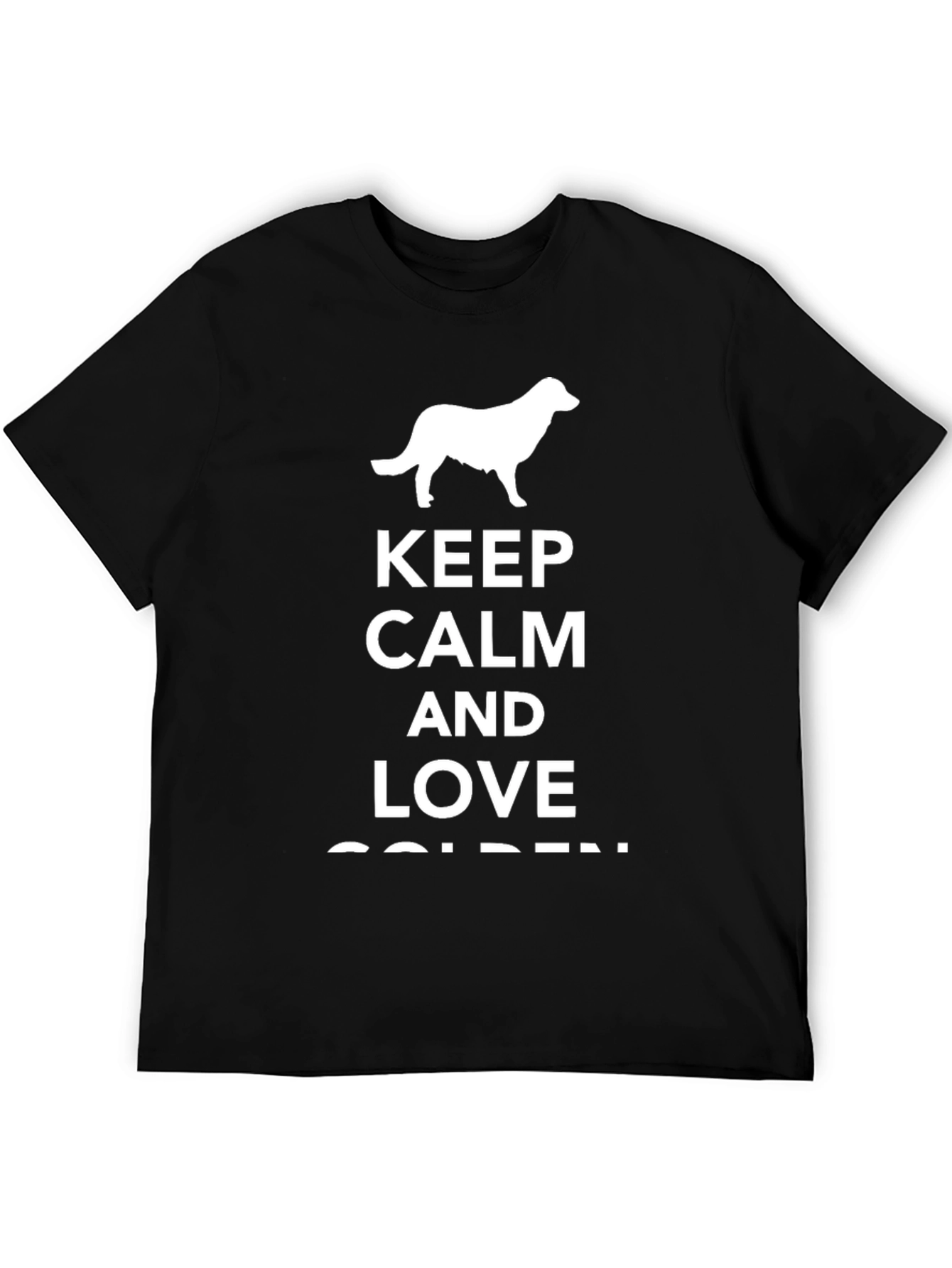 Keep Calm and Love Golden Retriever T-Shirt