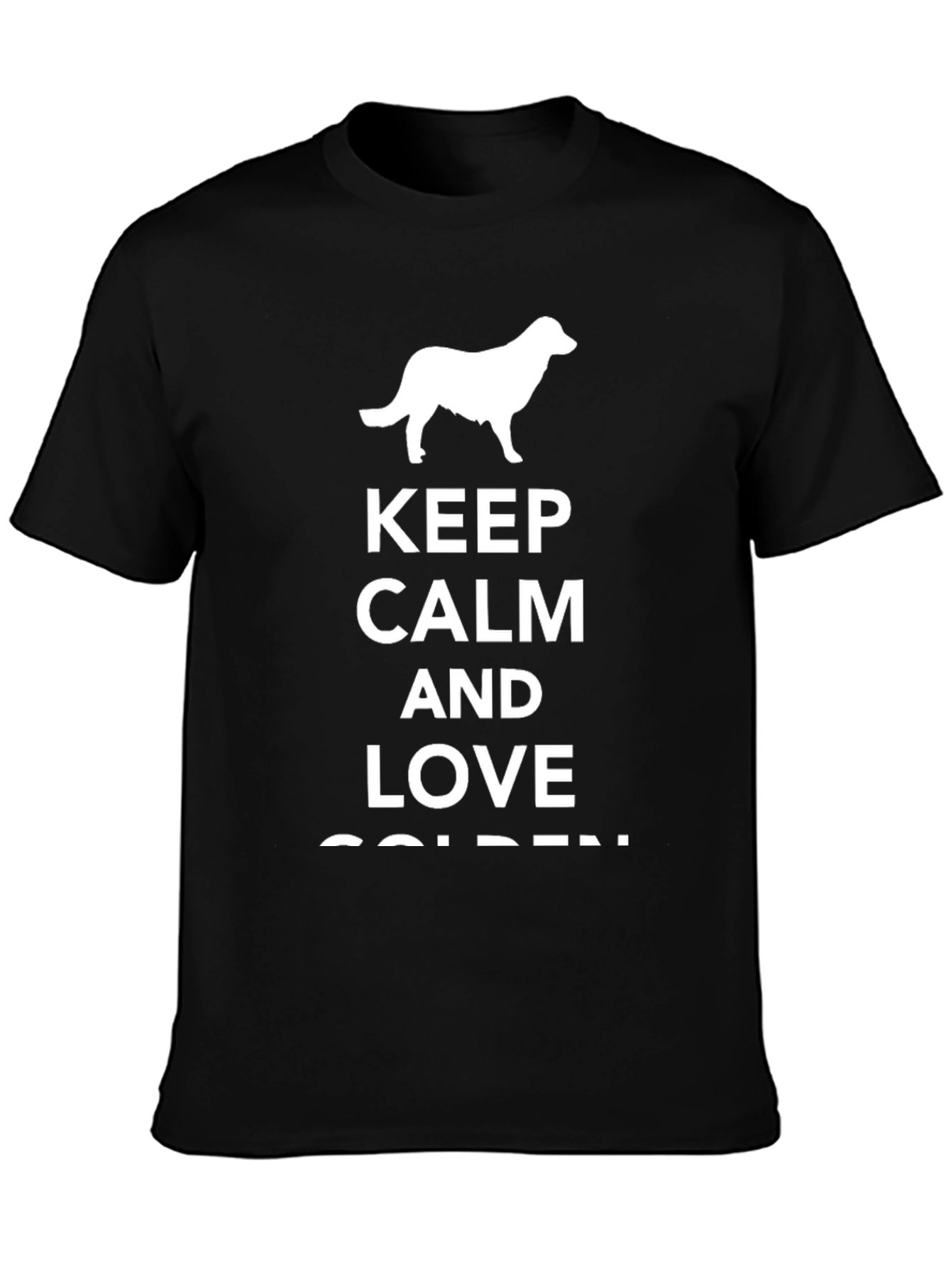 Keep Calm and Love Golden Retriever T-Shirt