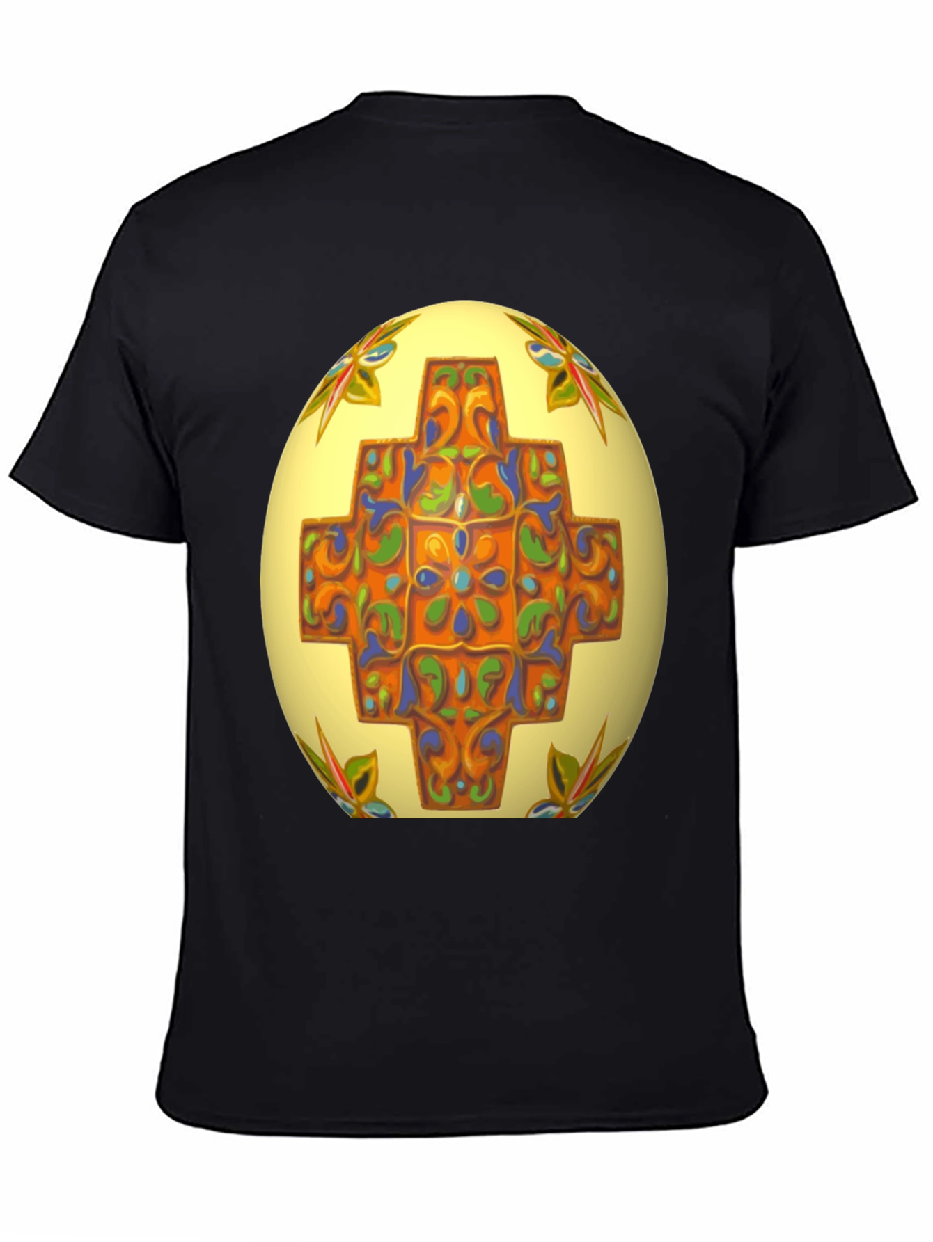 Ornate Easter Egg Graphic Tee - Unique Design