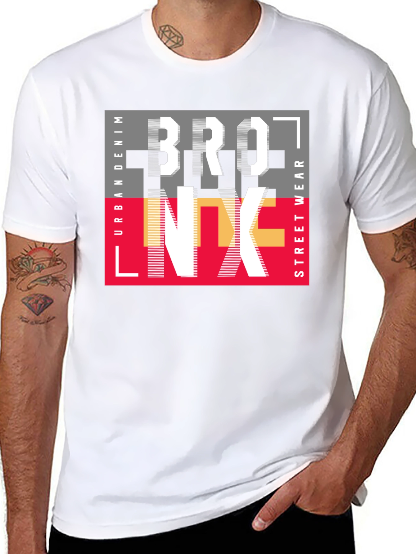Bronx Urban Streetwear Graphic T-Shirt