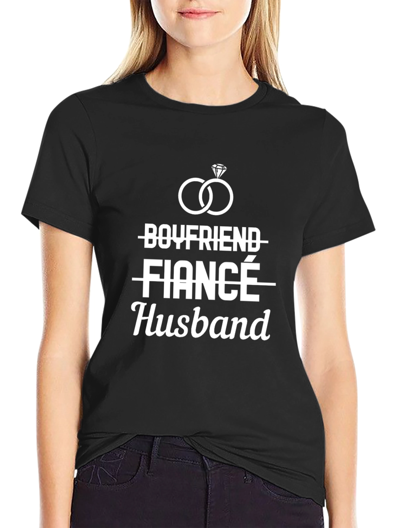 Boyfriend Fiance Husband Graphic T-Shirt