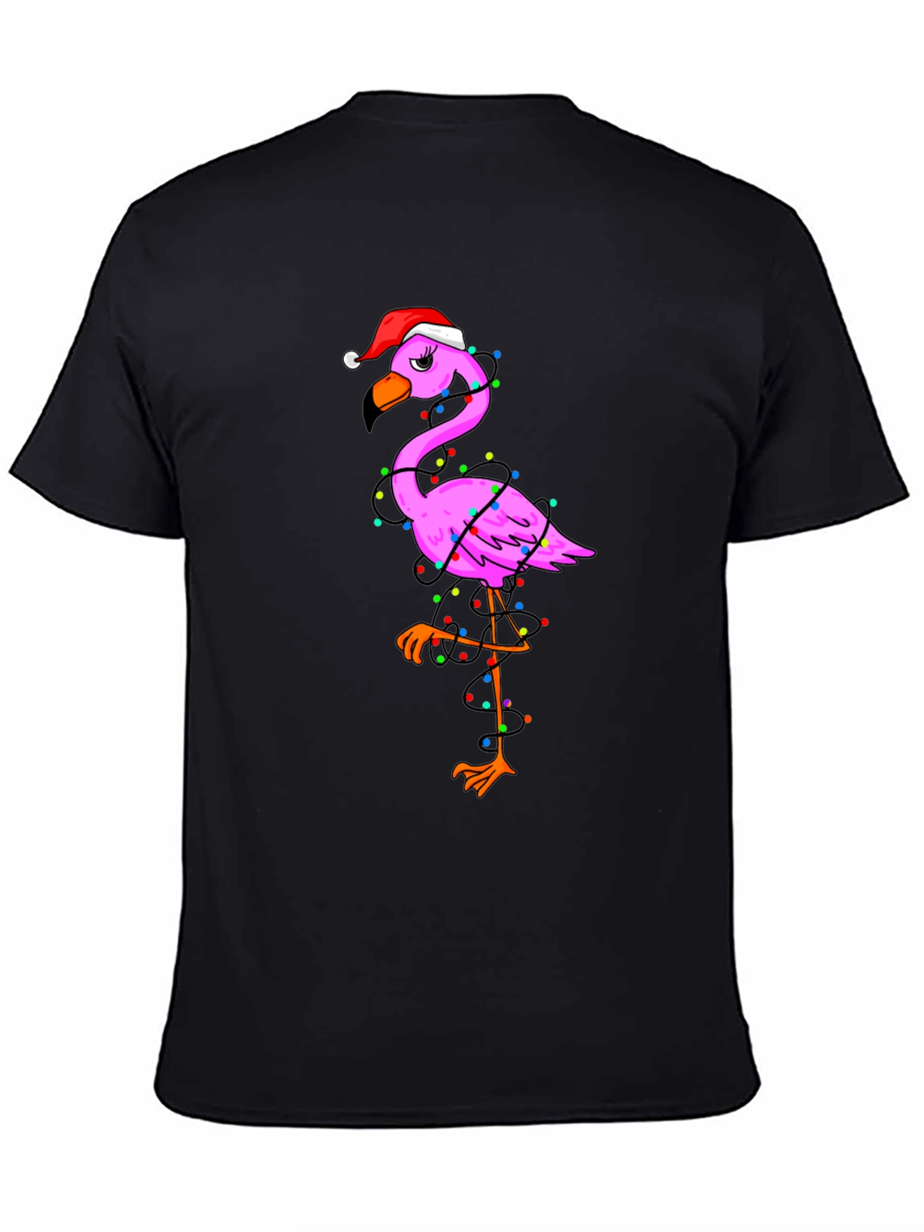 Festive Flamingo Christmas T-Shirt