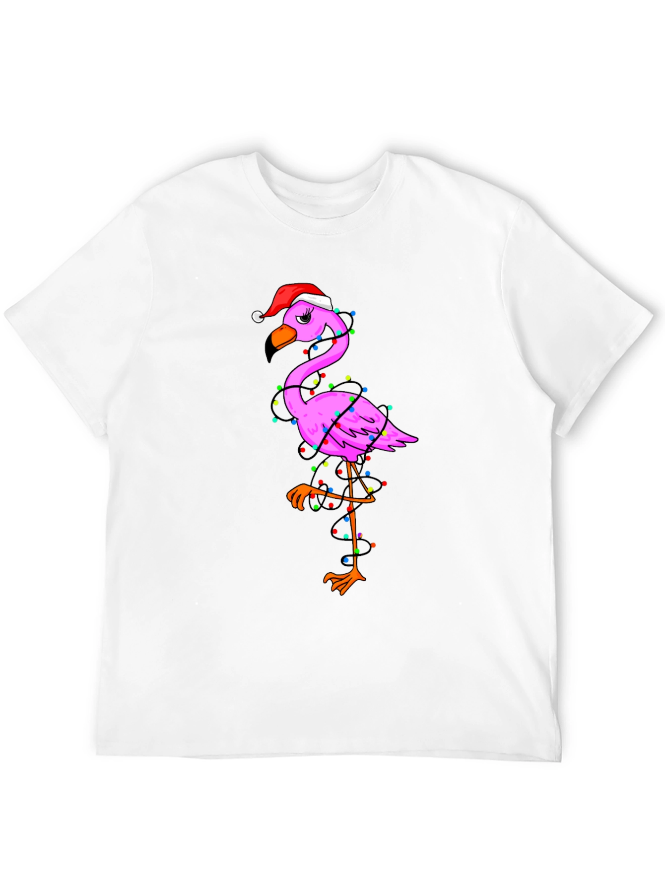 Festive Flamingo Christmas T-Shirt
