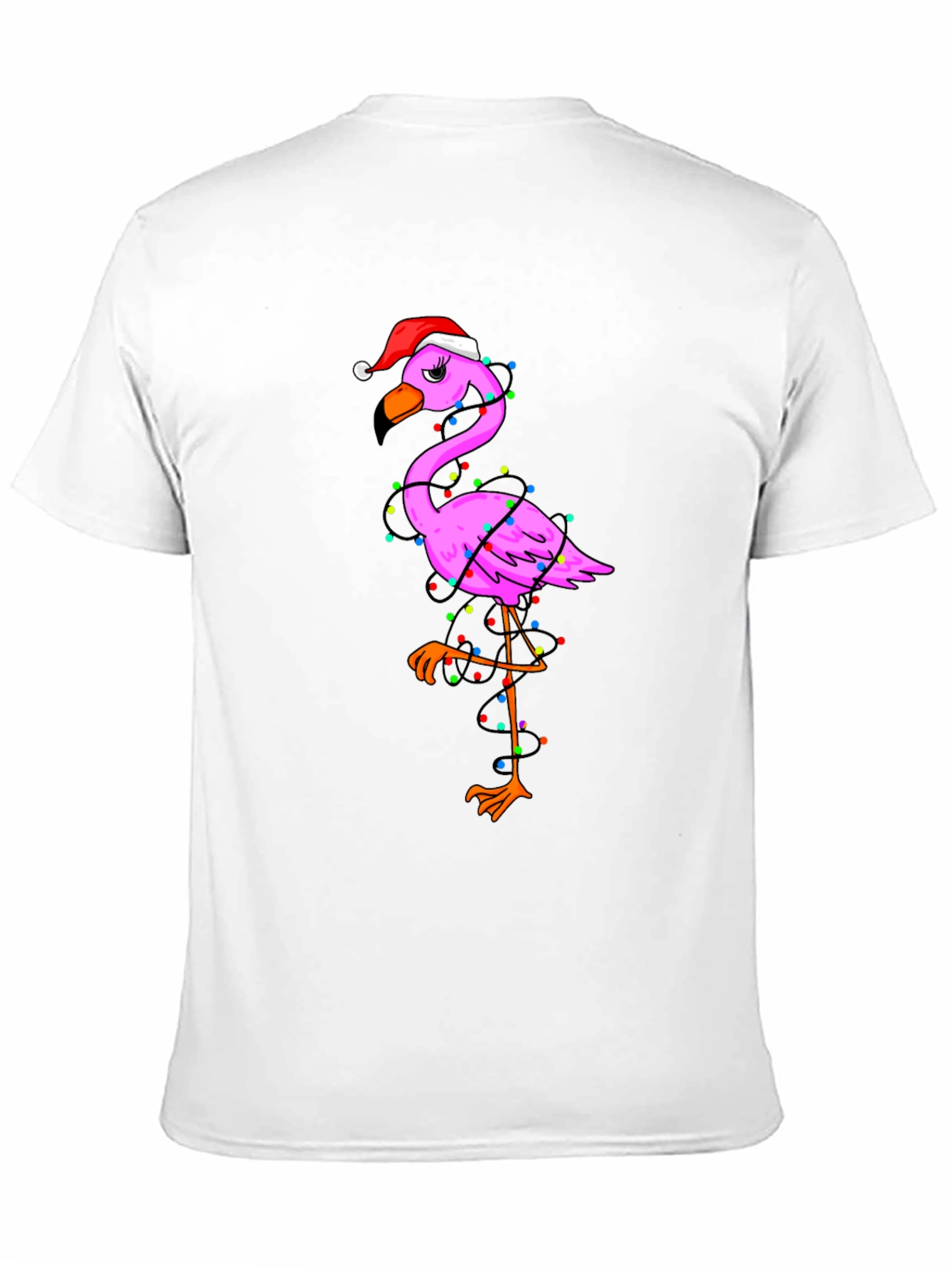 Festive Flamingo Christmas T-Shirt