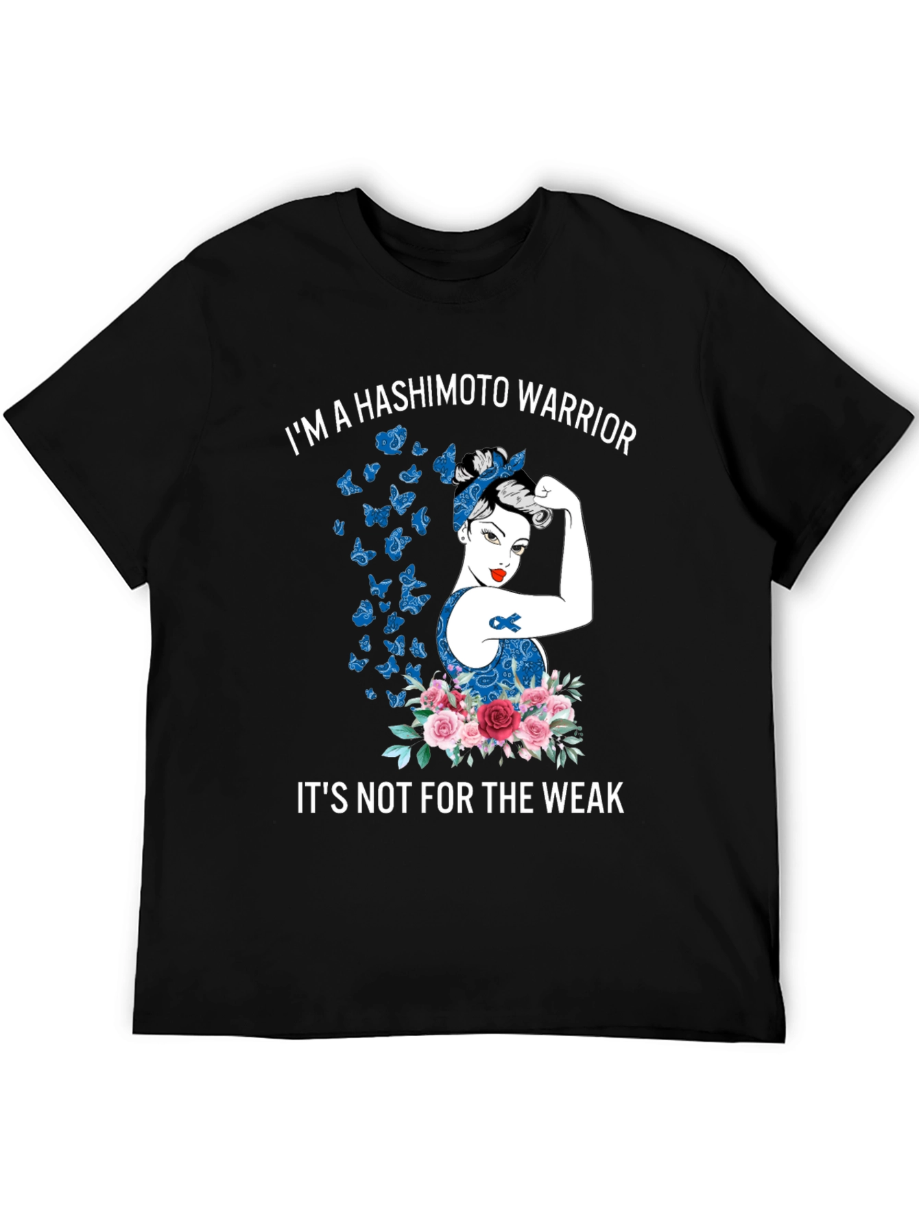 Hashimotos Warrior T-Shirt - Strong Woman Graphic Tee